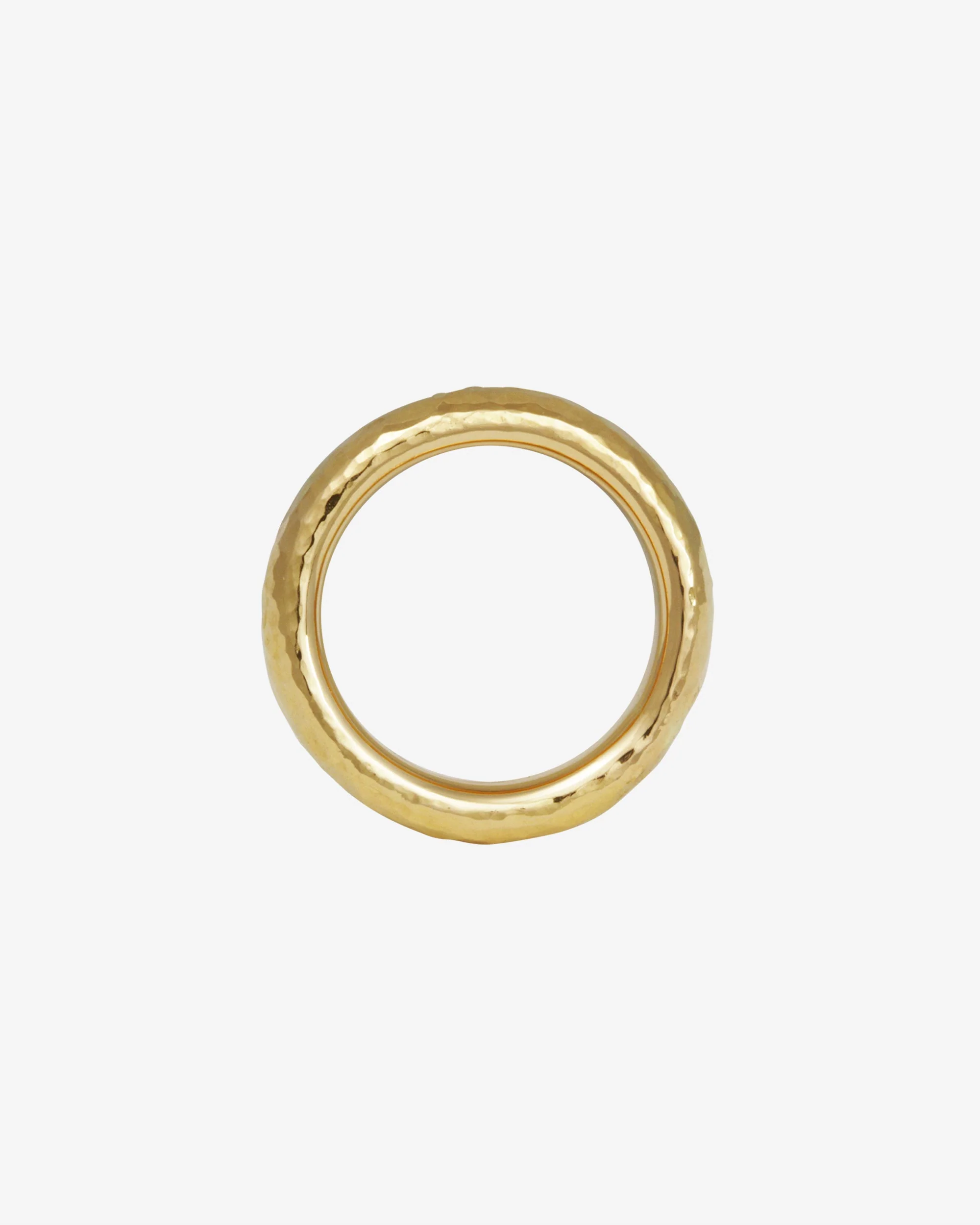 Hammered Ring Solid Gold - Image 5