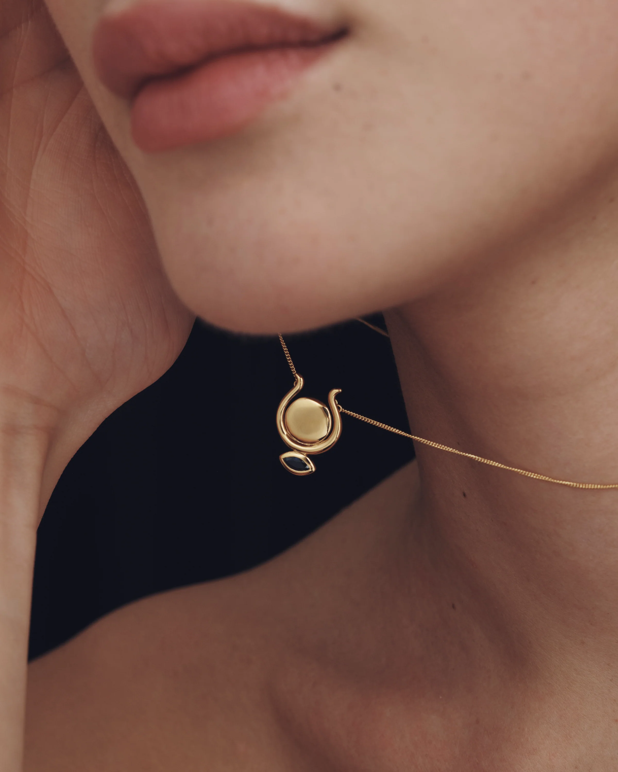 Hathor Necklace Gold Vermeil - Image 2