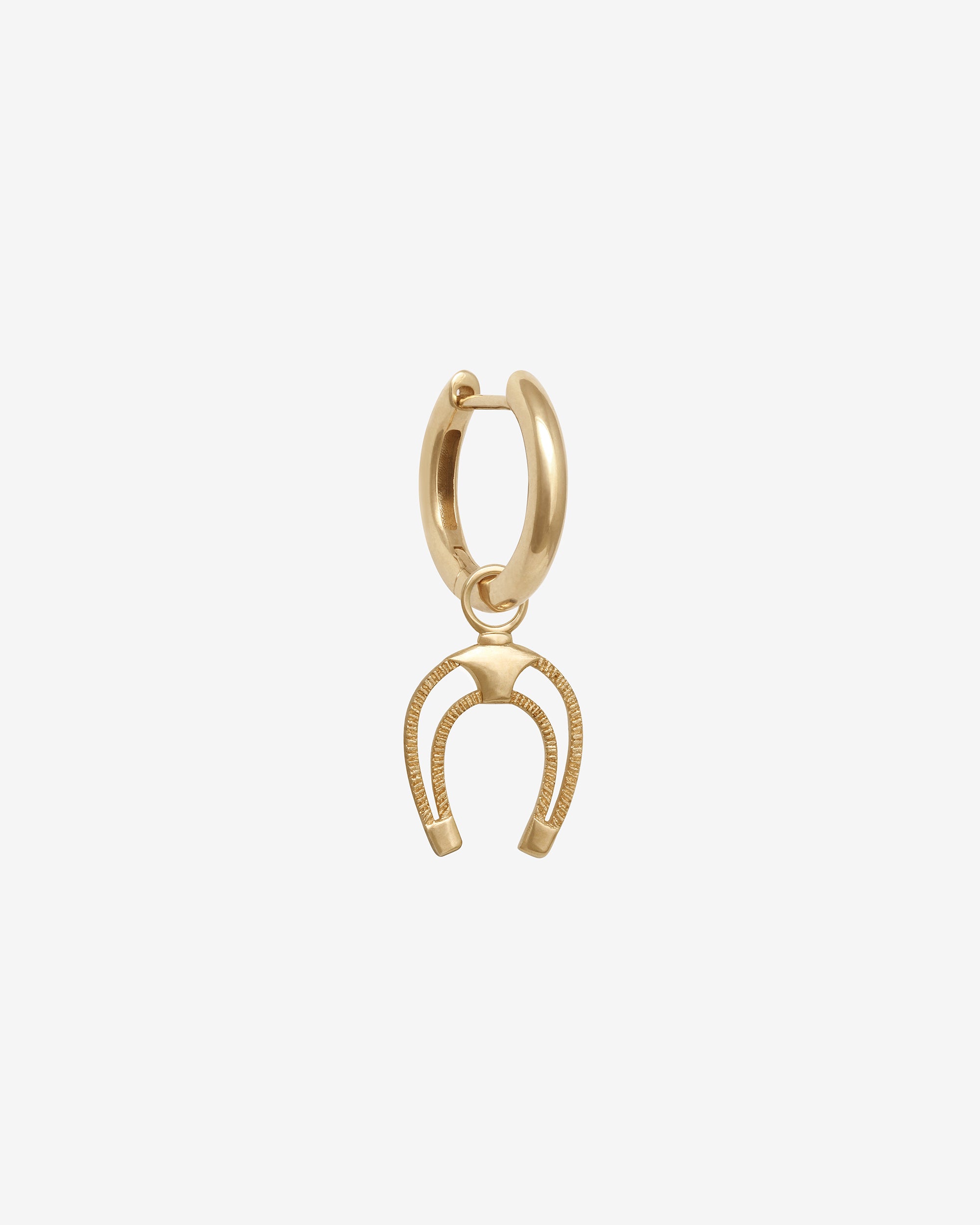 Horseshoe Ear Charm Solid Gold - Image 4