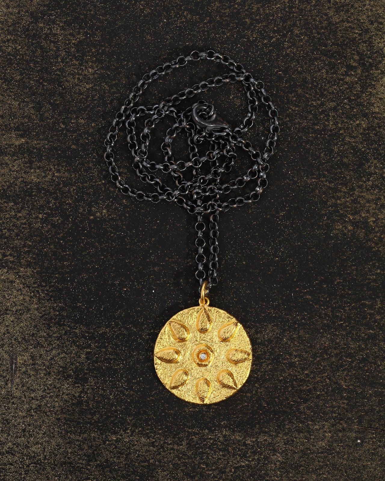 Ilios Necklace Diamond Solid Gold - Image 2