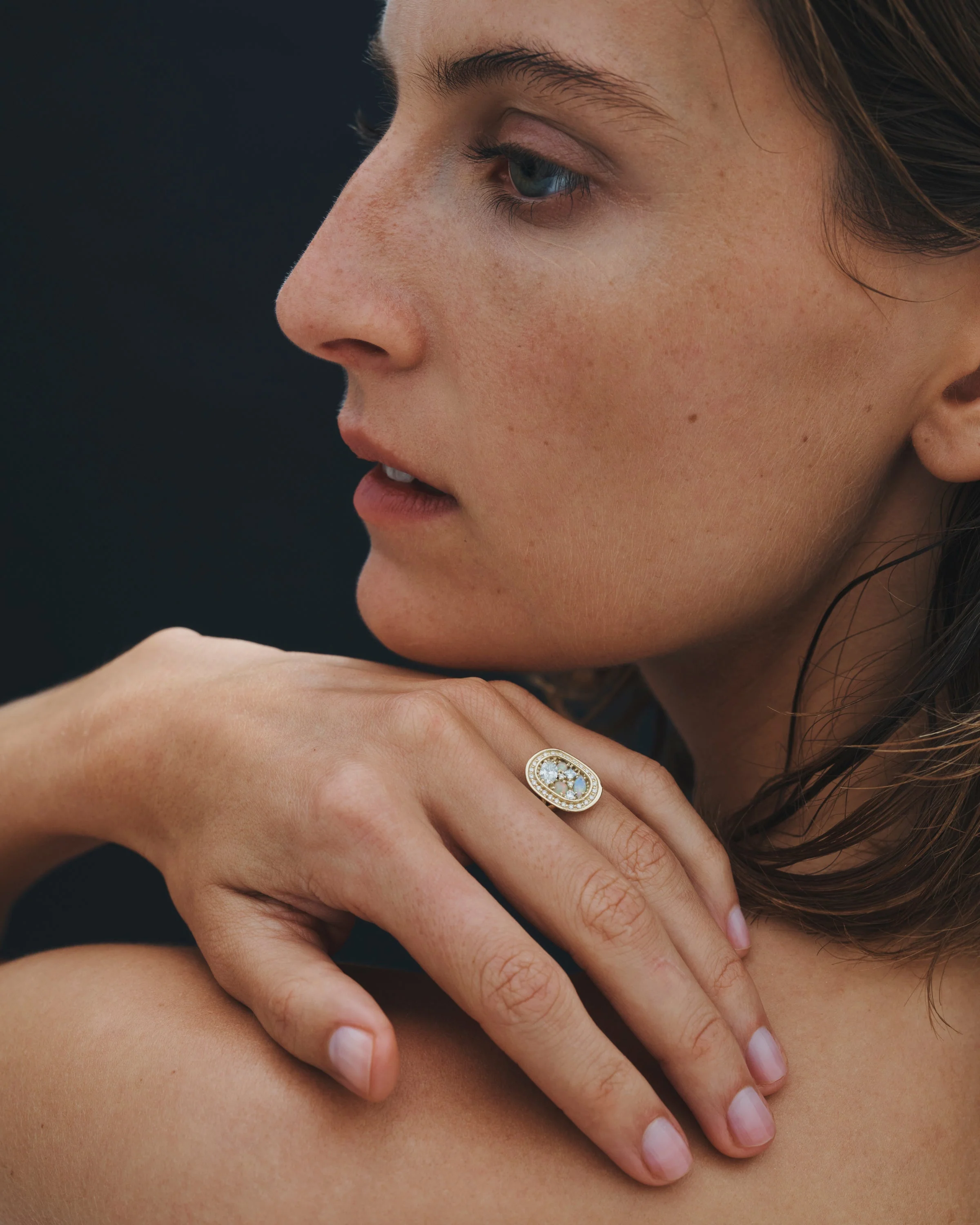 Illume Halo Diamond and Opal Solid Gold - Image 4
