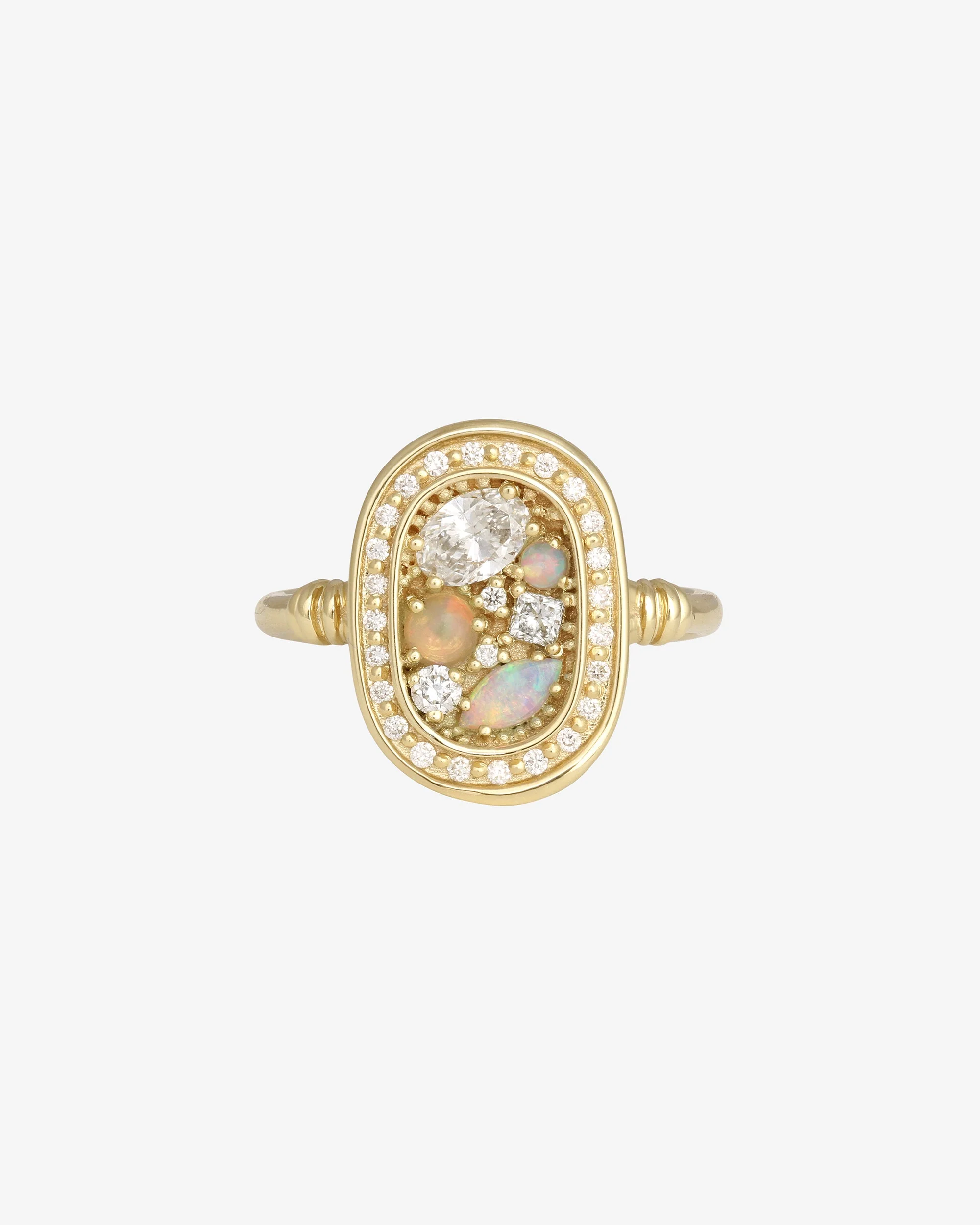 Illume Halo Diamond and Opal Solid Gold - Image 5
