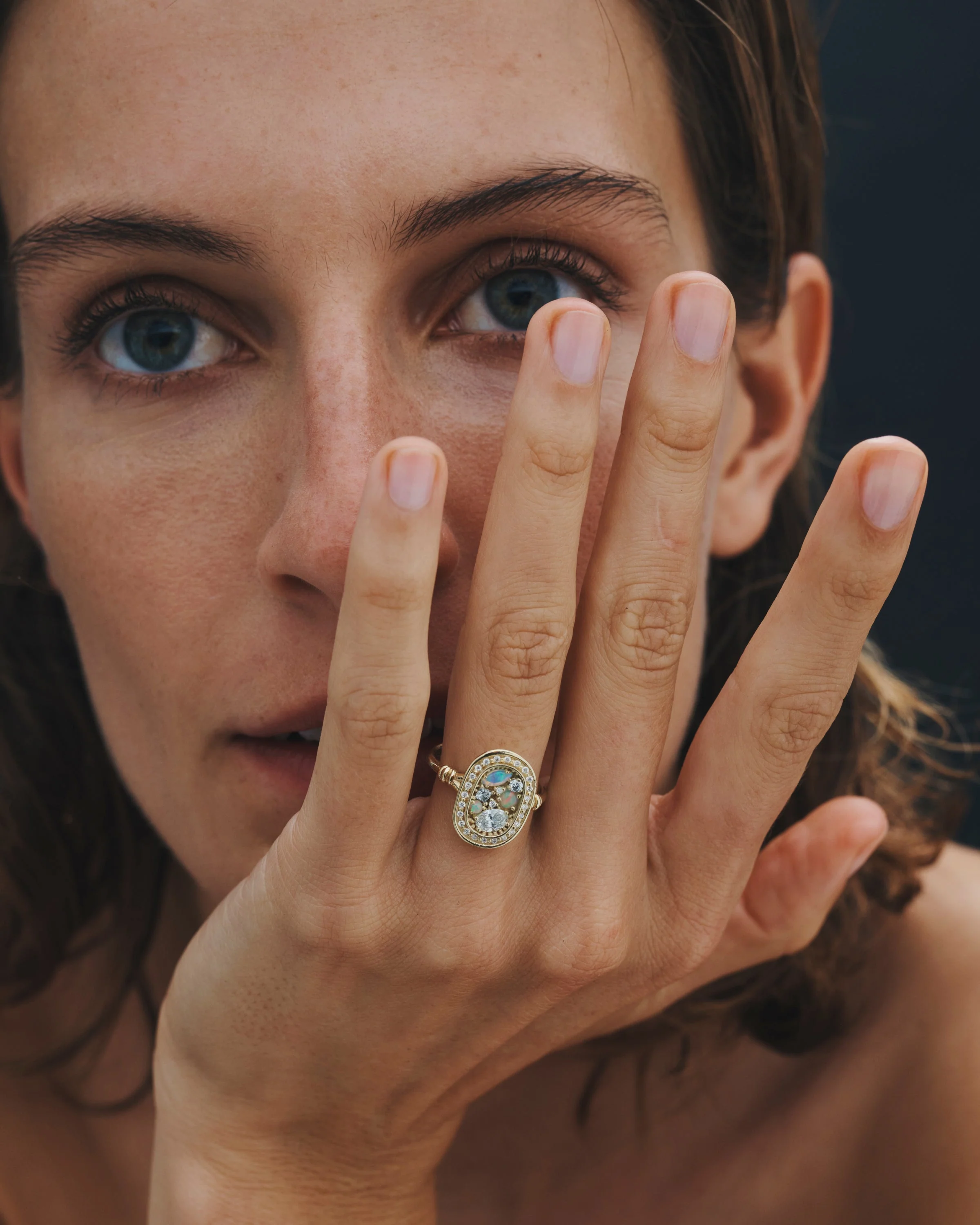 Illume Halo Diamond and Opal Solid Gold - Image 6