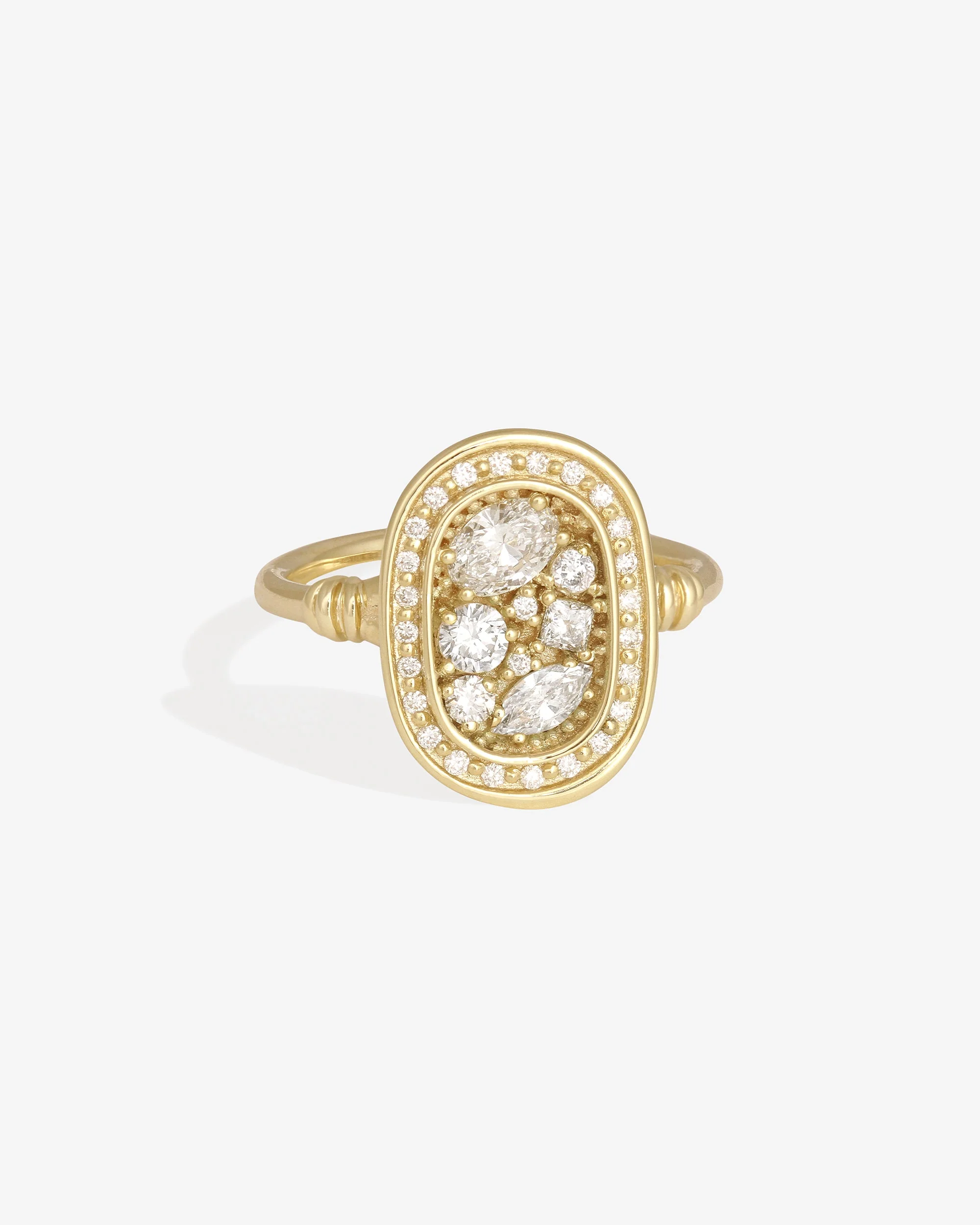 Illume Halo Diamond Solid Gold