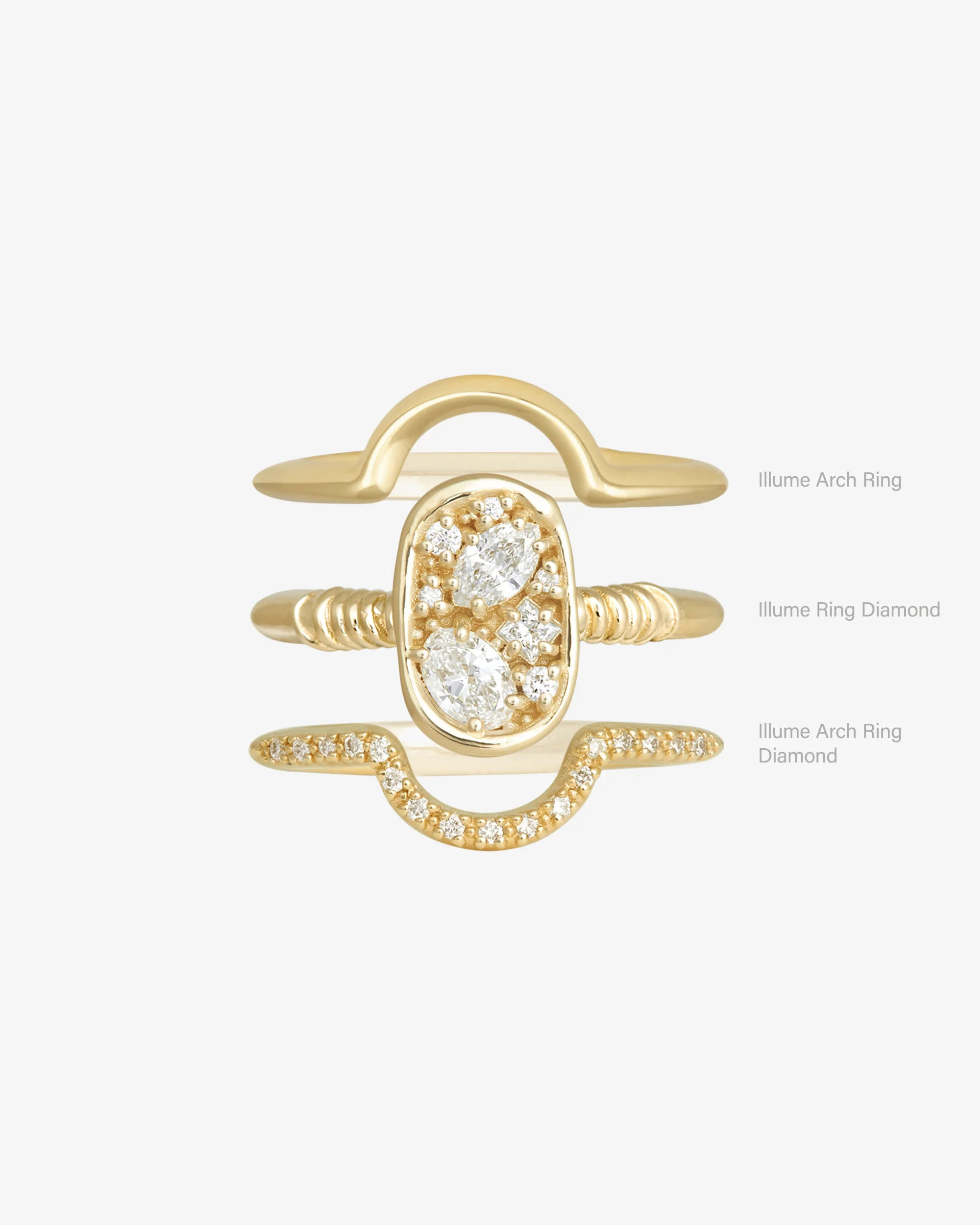Illume Ring Diamond Solid Gold - Image 5