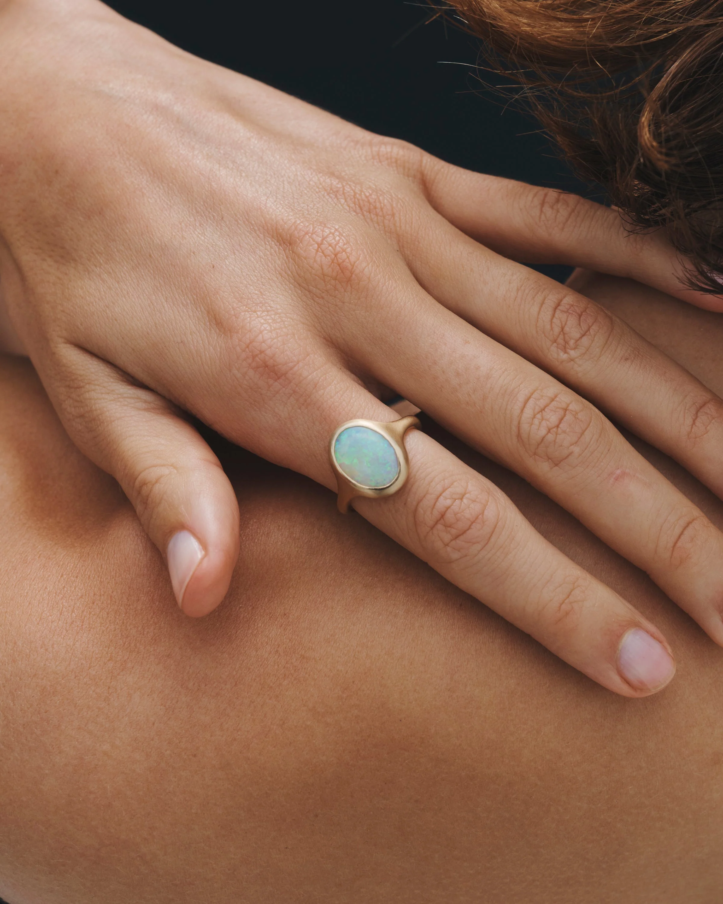 Iris Ring 2.21ct Opal Solid Gold - Image 4