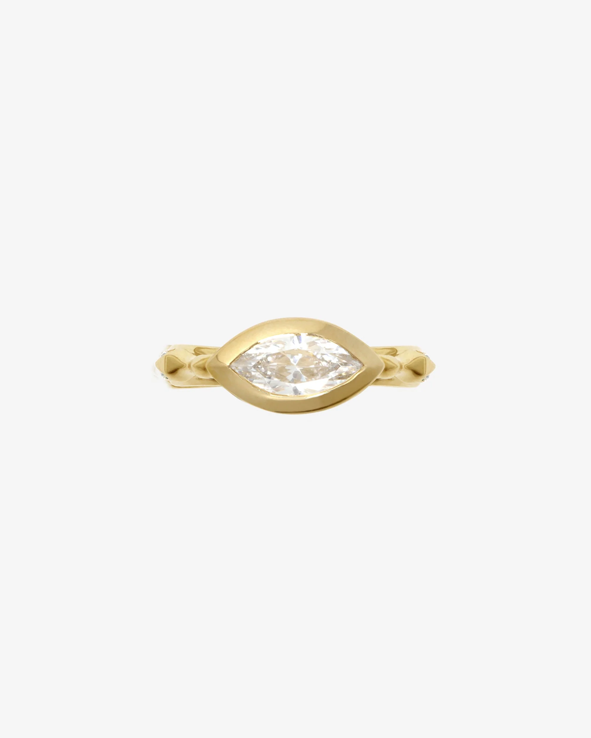 Juno Ring Diamond Solid Gold - Image 5