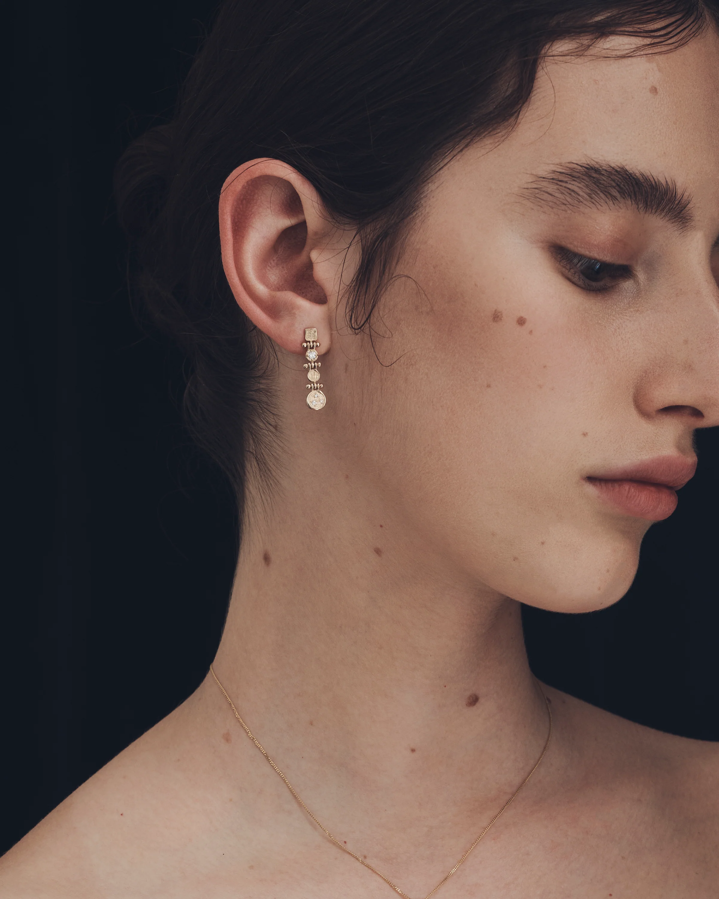 Kasia Earrings Diamond Solid Gold - Image 4