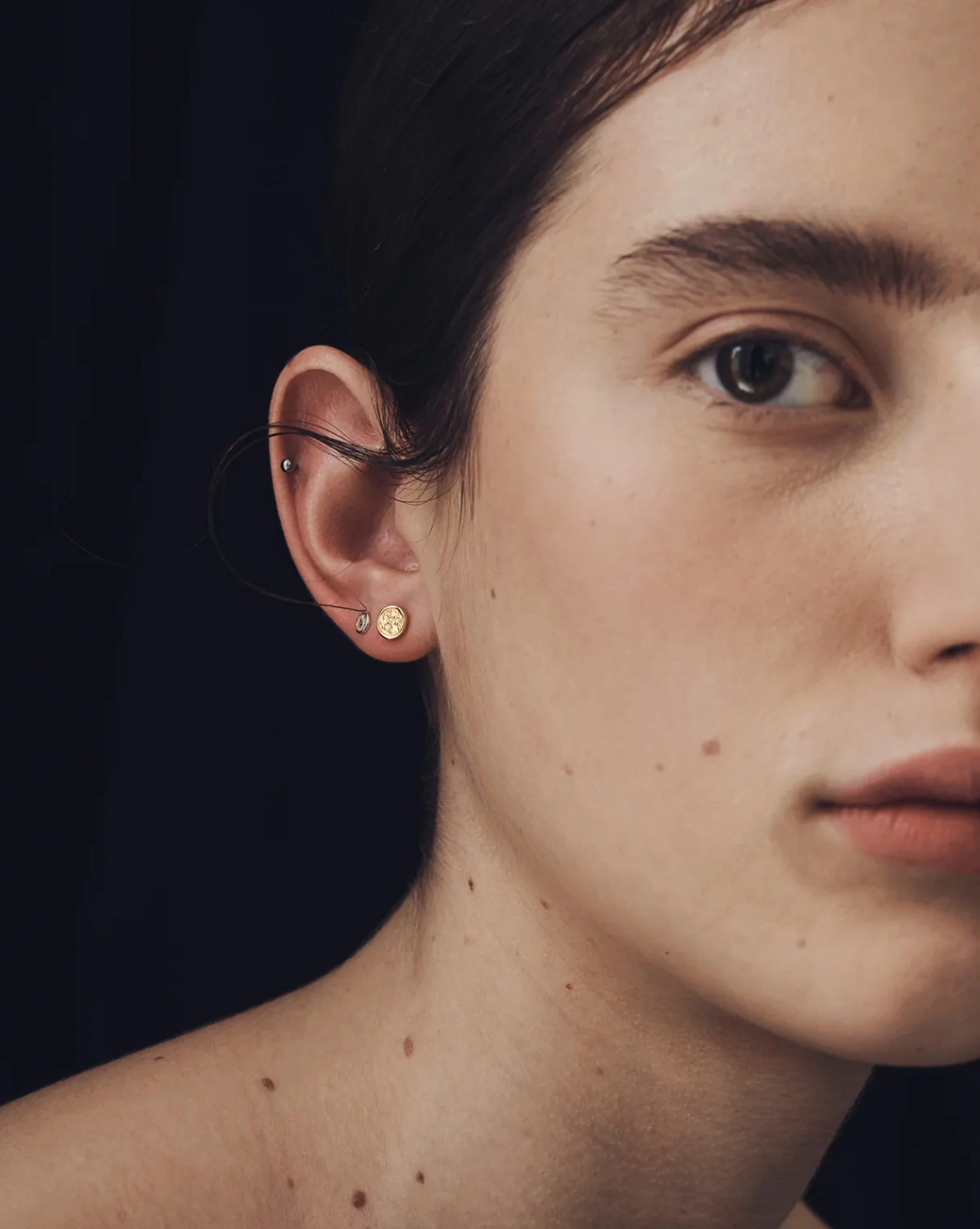 Kasia Stud Earrings Diamond Solid Gold - Image 4