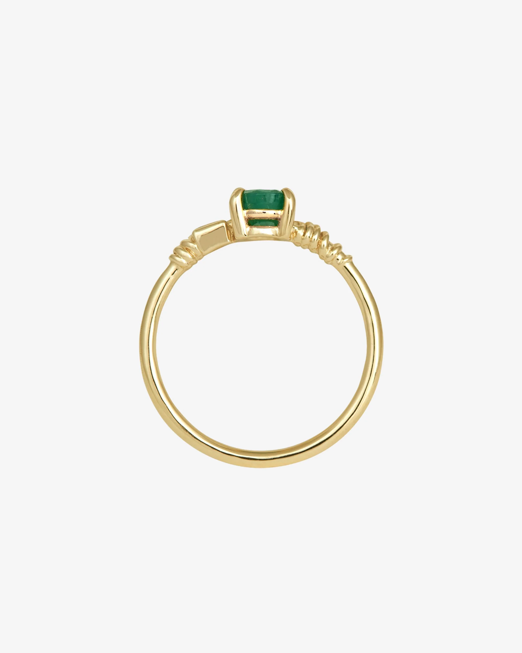 Kyri Ring Emerald Diamond Solid Gold - Image 3