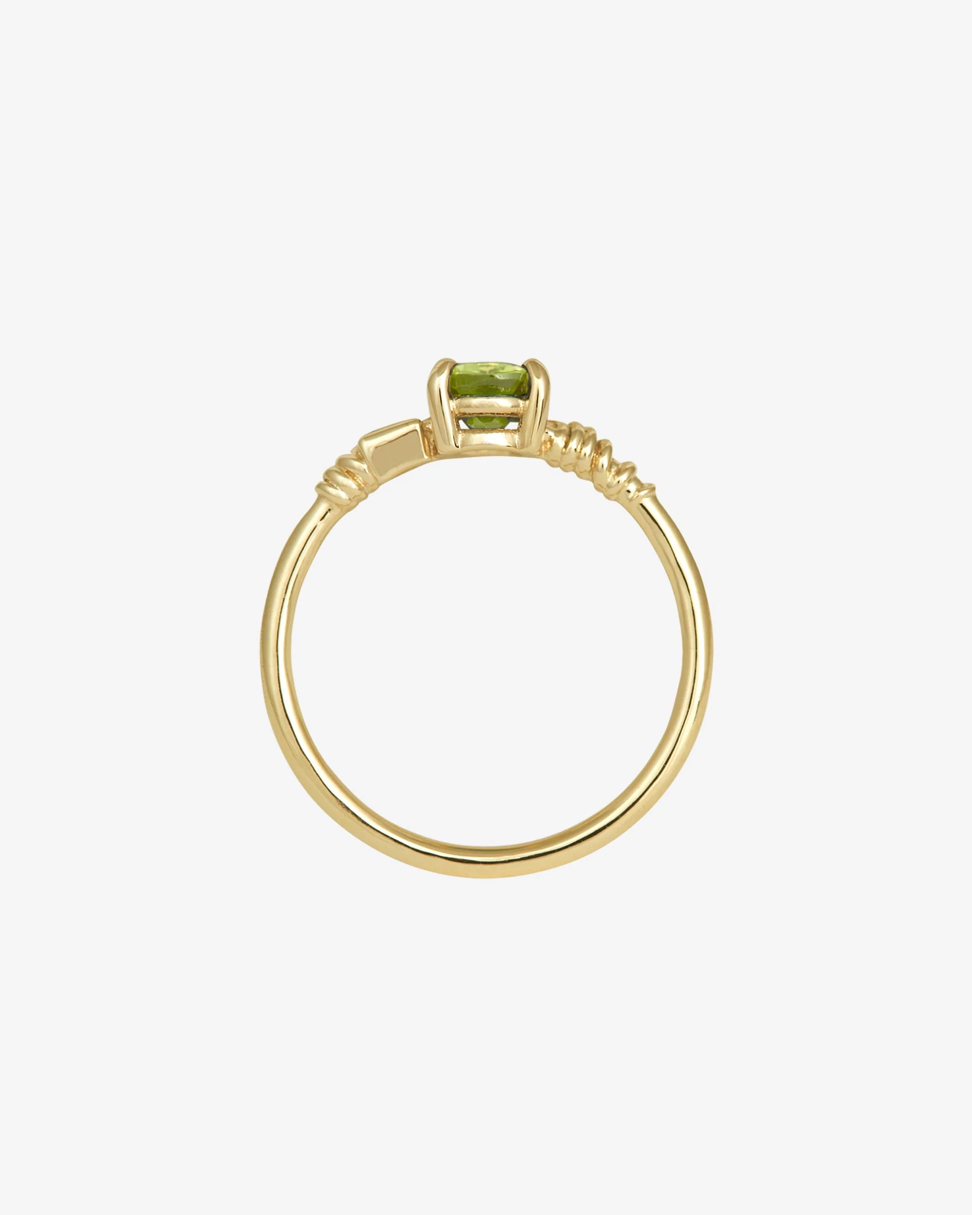 Kyri Ring Peridot Diamond Solid Gold - Image 3
