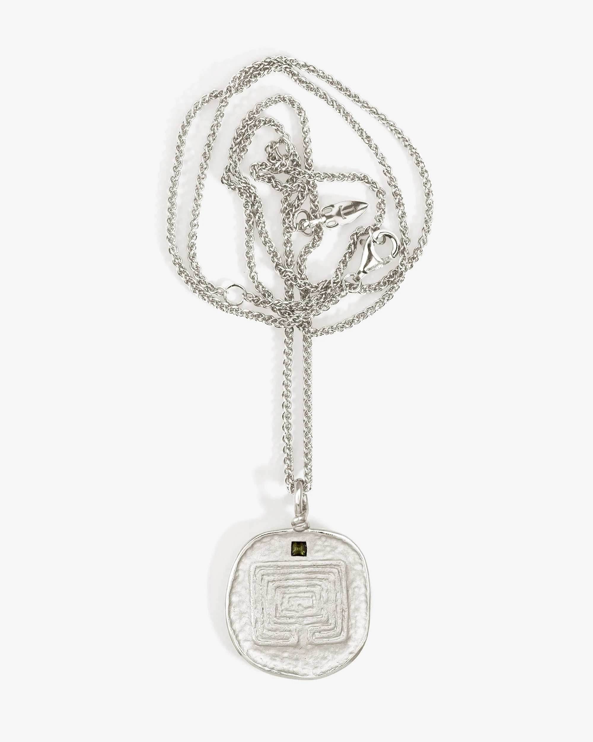Labyrinth Necklace Silver - Image 5