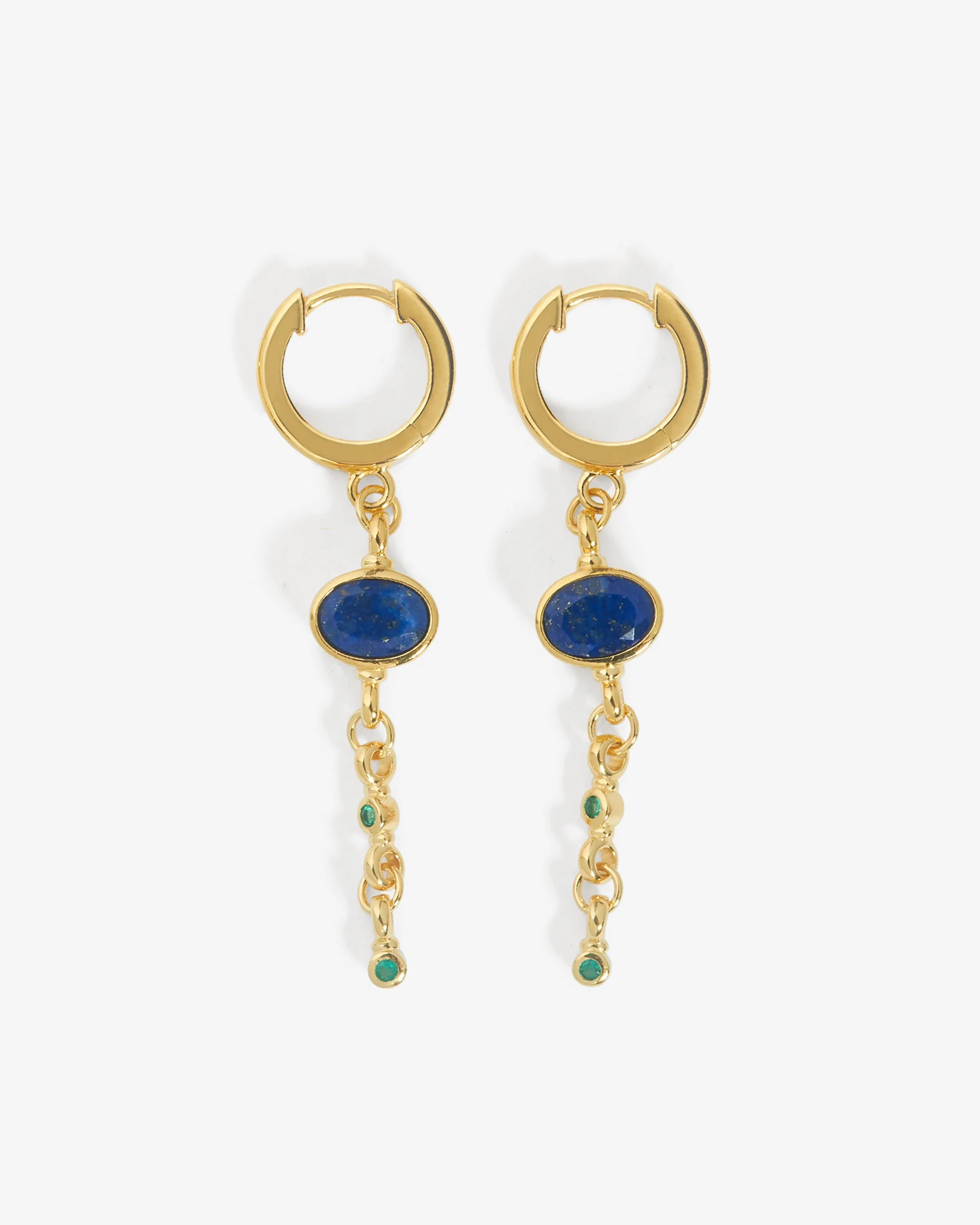 Lazuli Earrings Gold Vermeil - Image 3