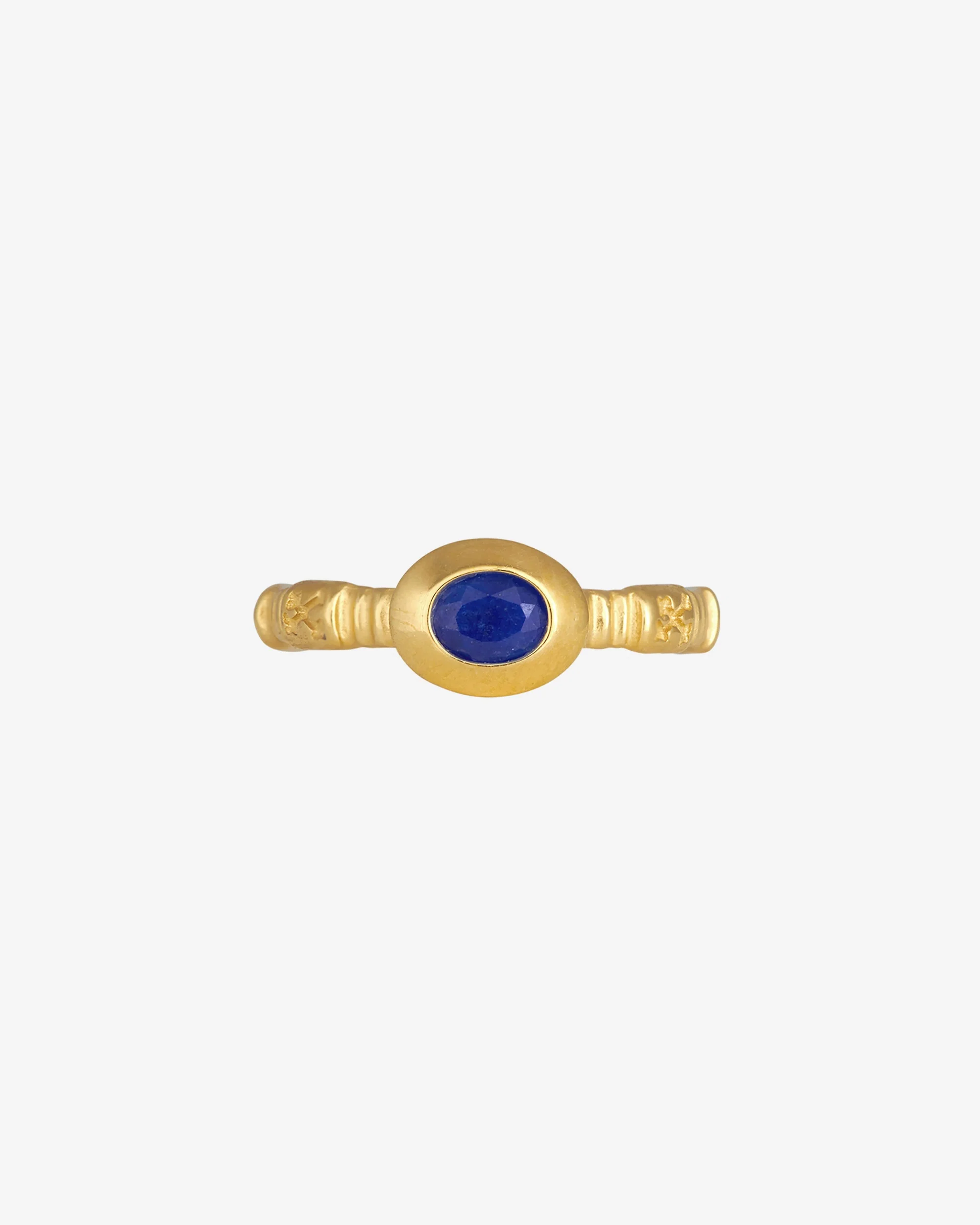 Lazuli Ring Gold Vermeil - Image 3