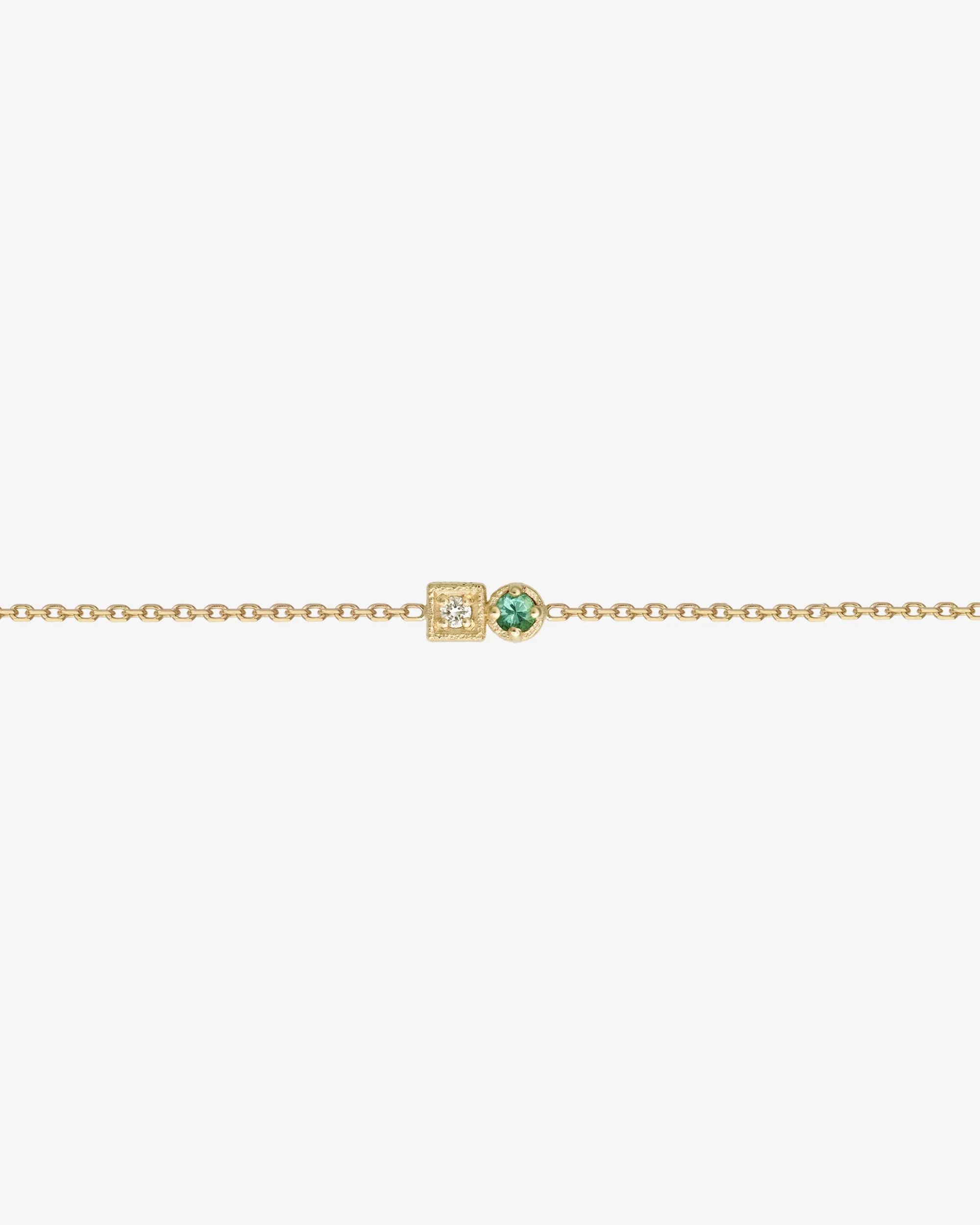 Lenci Bracelet Emerald Diamond Solid Gold - Image 4