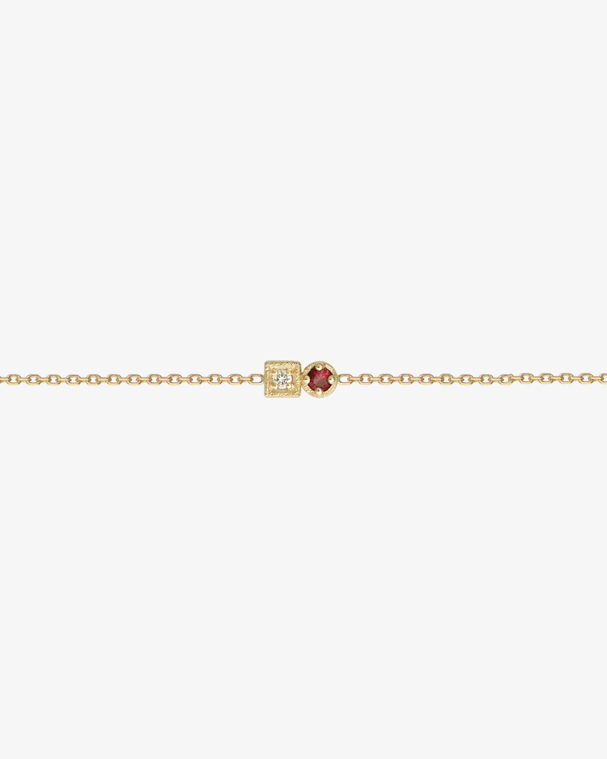 Lenci Bracelet Ruby Diamond Solid Gold - Image 3