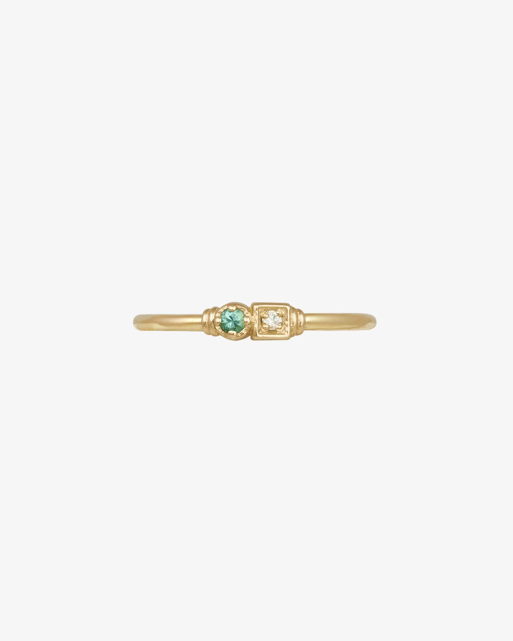 Lenci Ring Emerald Diamond Solid Gold - Image 4