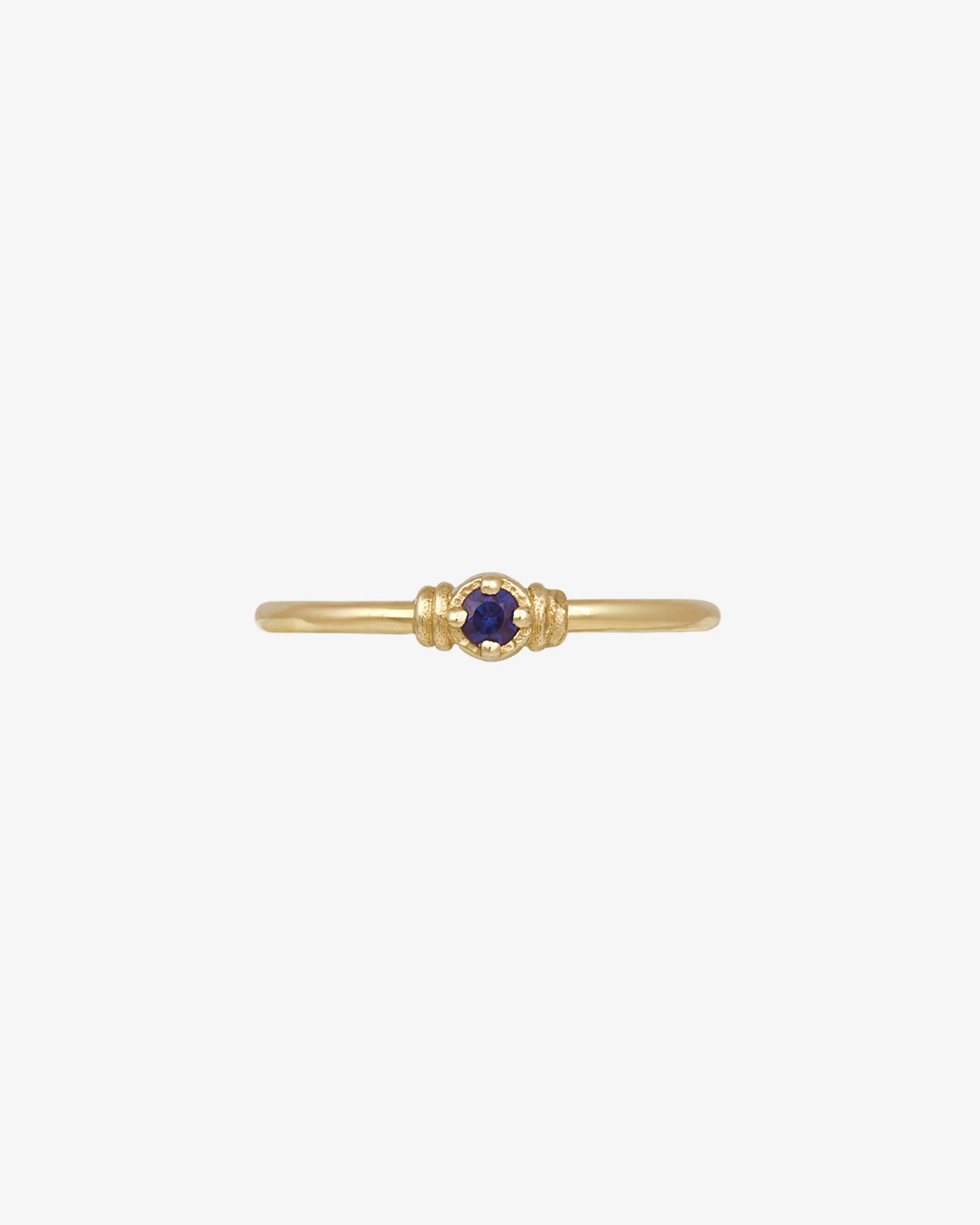 Leto Ring Blue Sapphire Solid Gold - Image 3