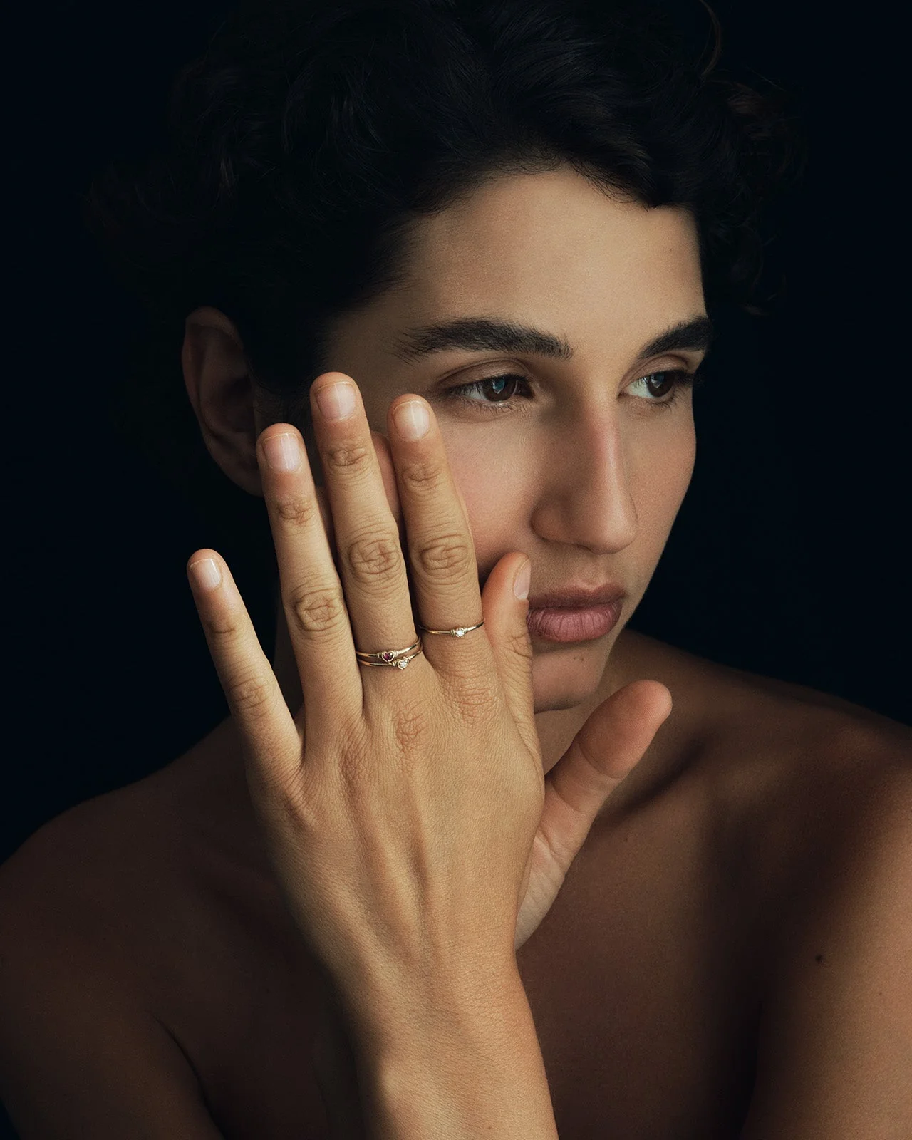 Leto Ring Diamond Solid Gold - Image 4