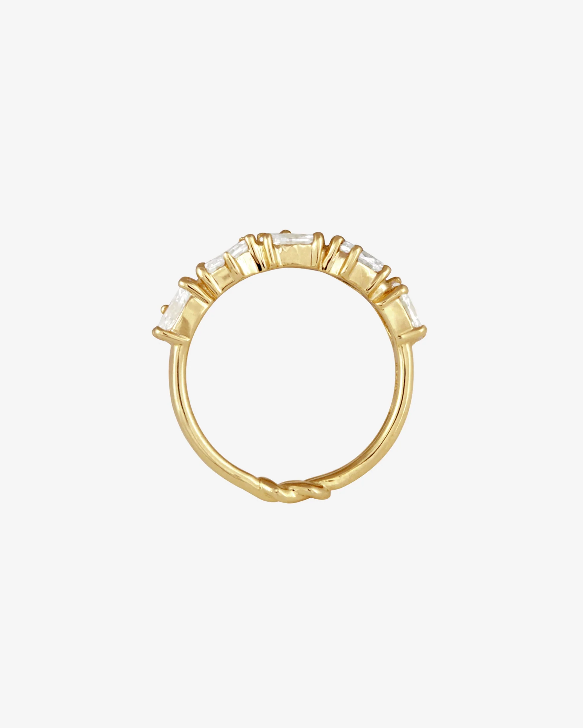 Love Knot Ring Diamond Solid Gold - Image 7