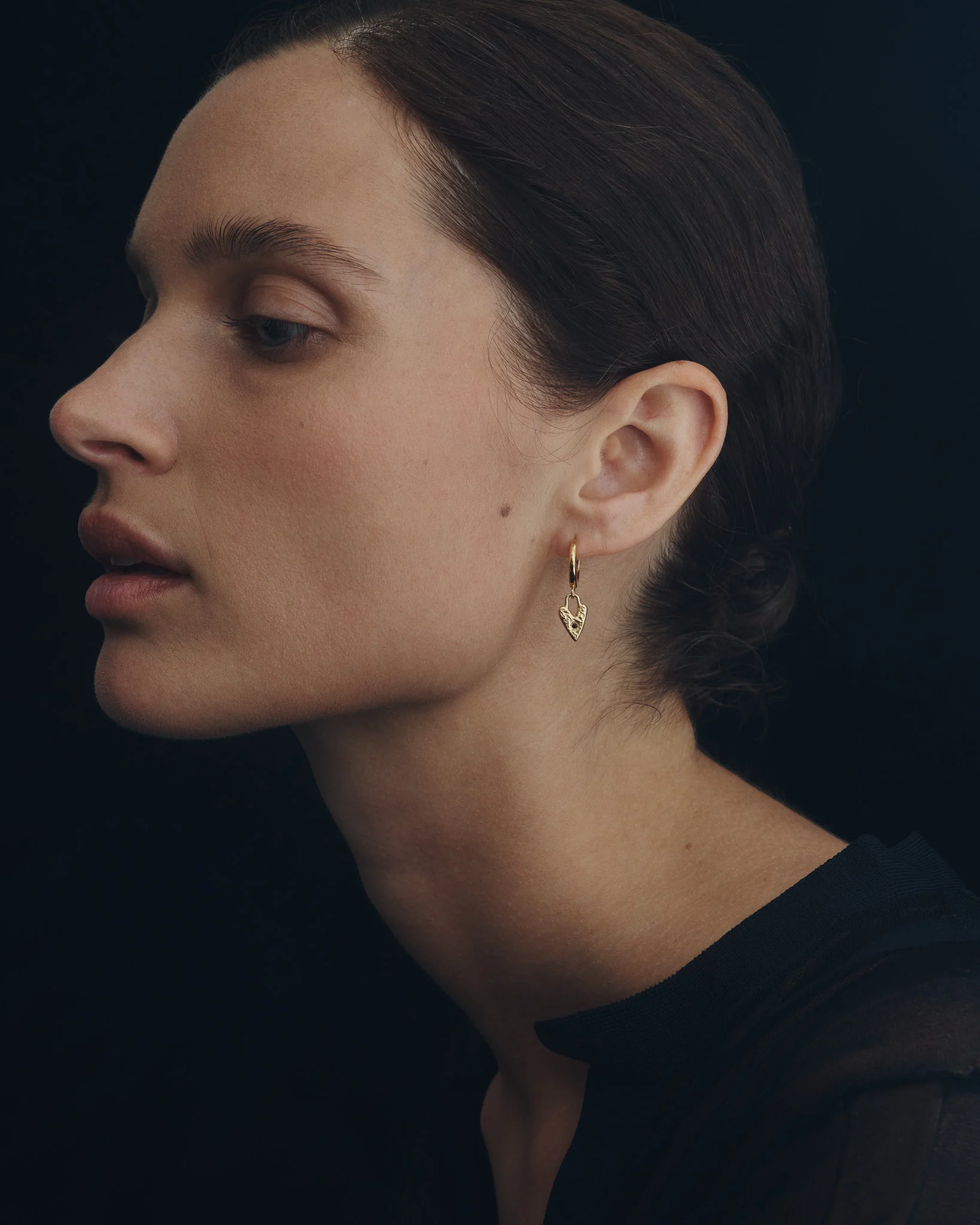 Lover Earrings Gold Vermeil - Image 2