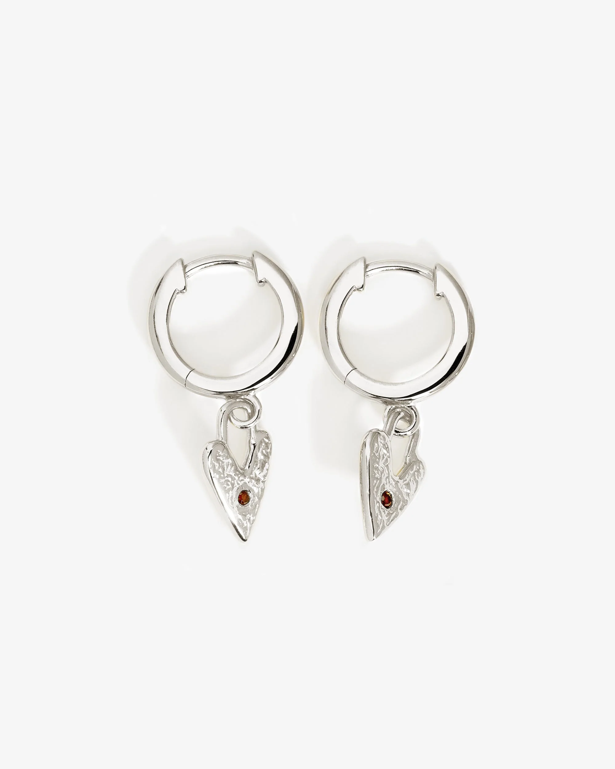 Lover Earrings Silver - Image 3