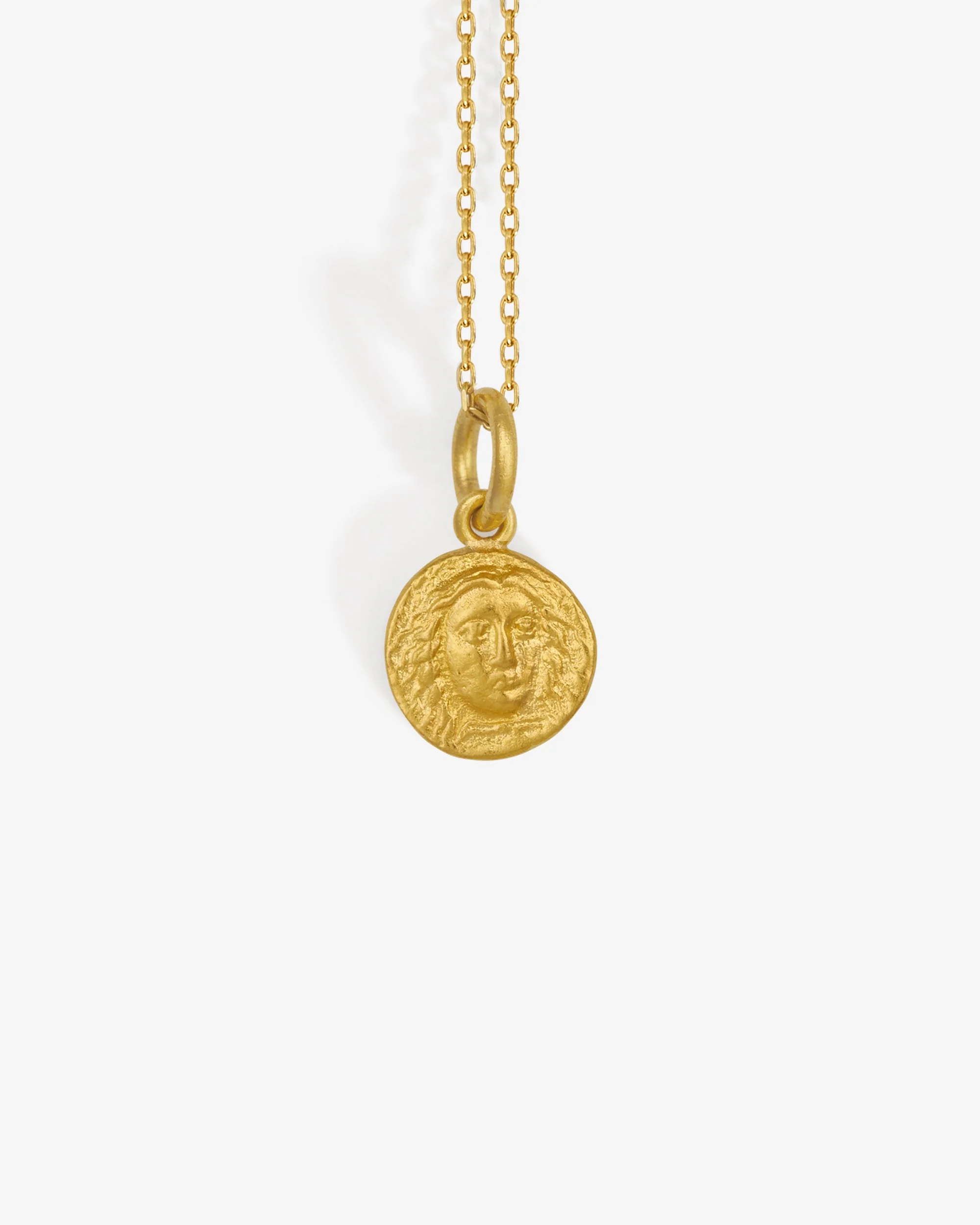 Macedon Coin Necklace Solid Gold - Image 3