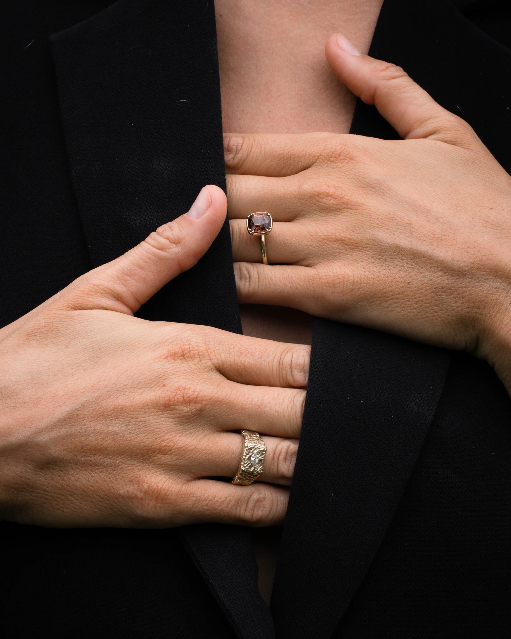 Malta Ring Diamond Solid Gold - Image 3