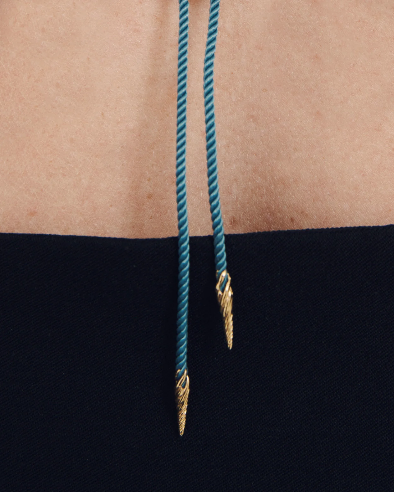 Mar Cord Necktie Gold Vermeil - Image 3