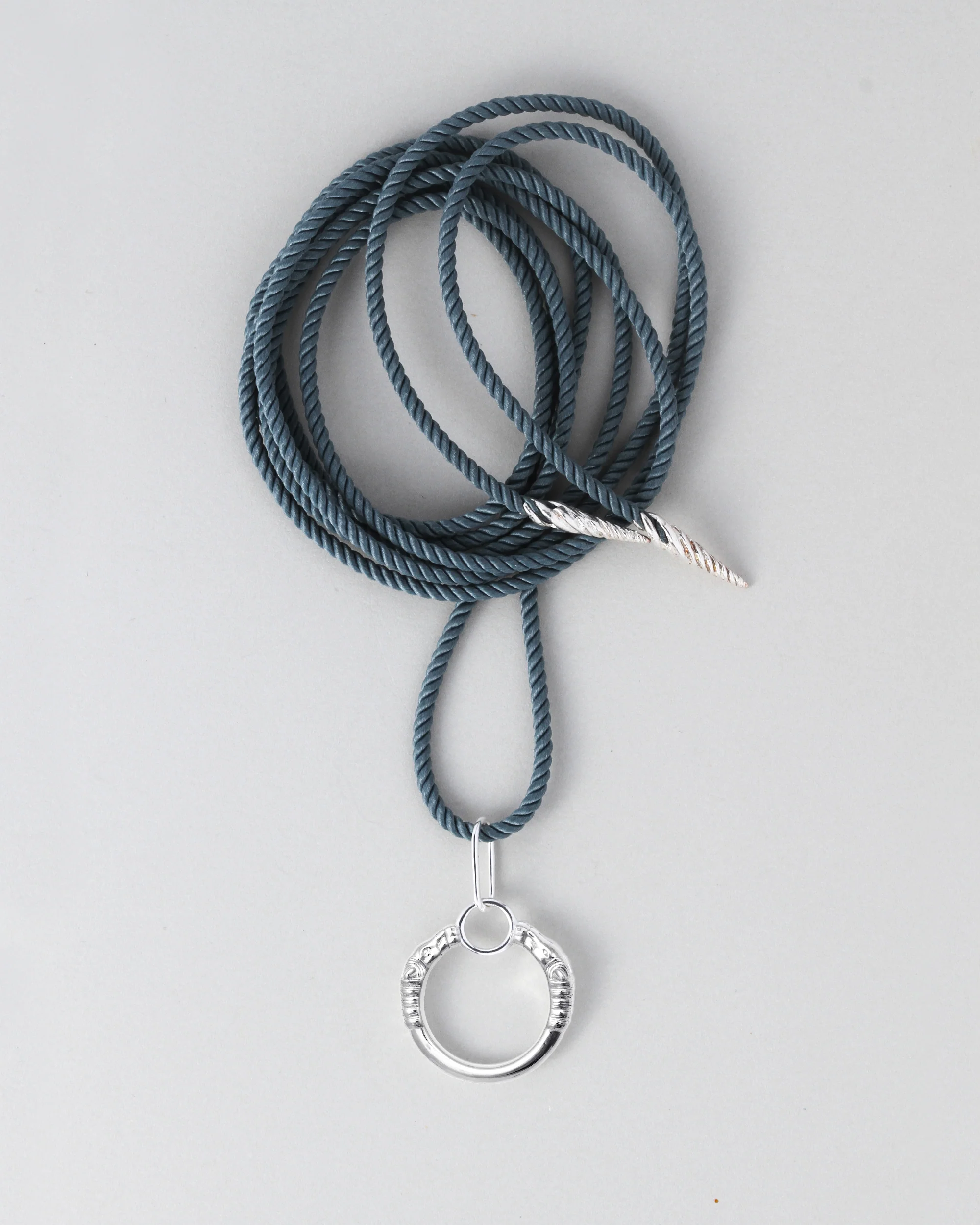 Mar Cord Necktie Silver - Image 5
