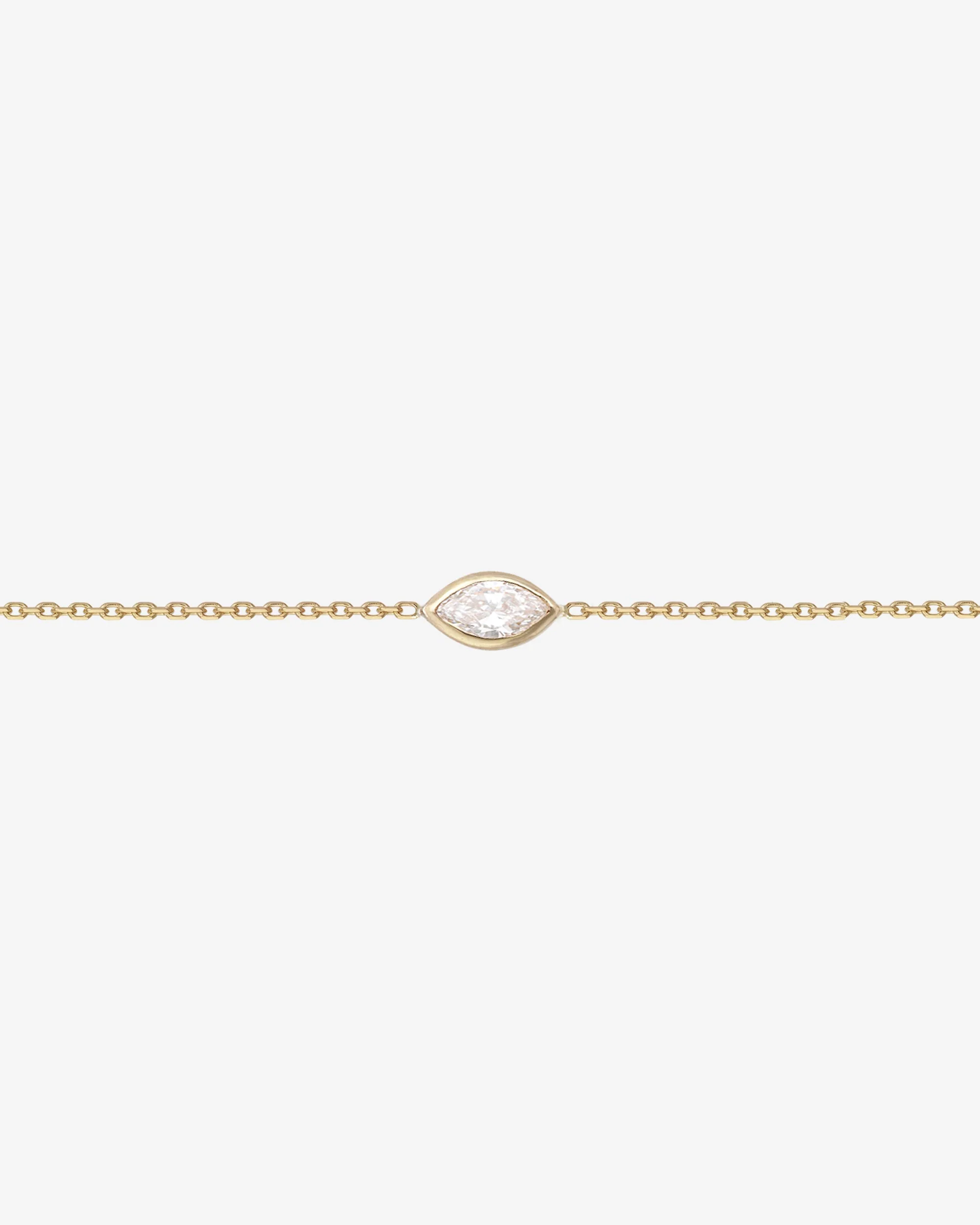 Marquise Bracelet Diamond Solid Gold - Image 3