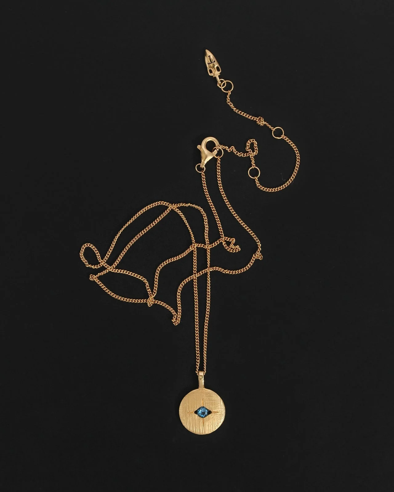 Mavi Eye Necklace Gold Vermeil - Image 4