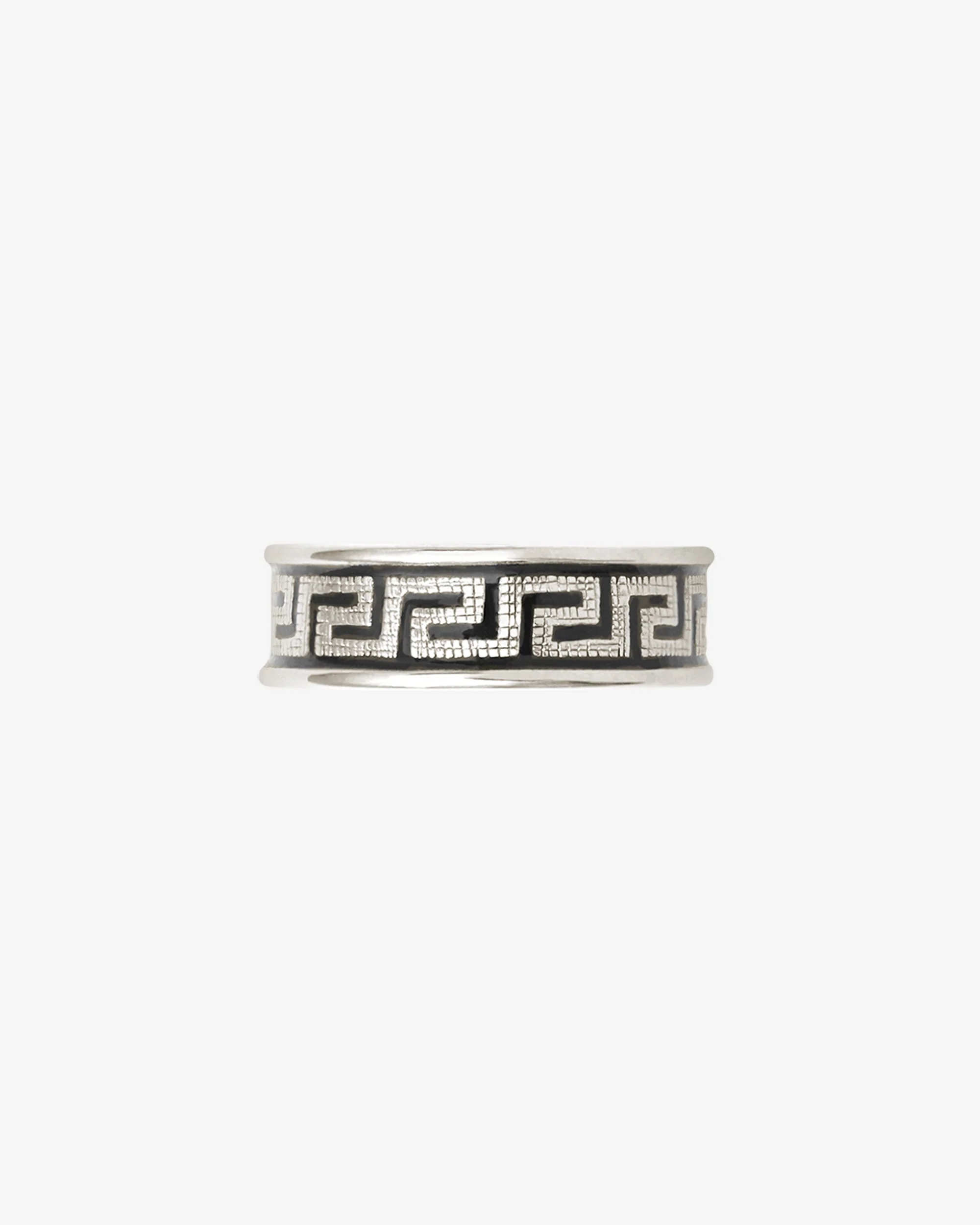 Meander Ring Enamel Silver - Image 3