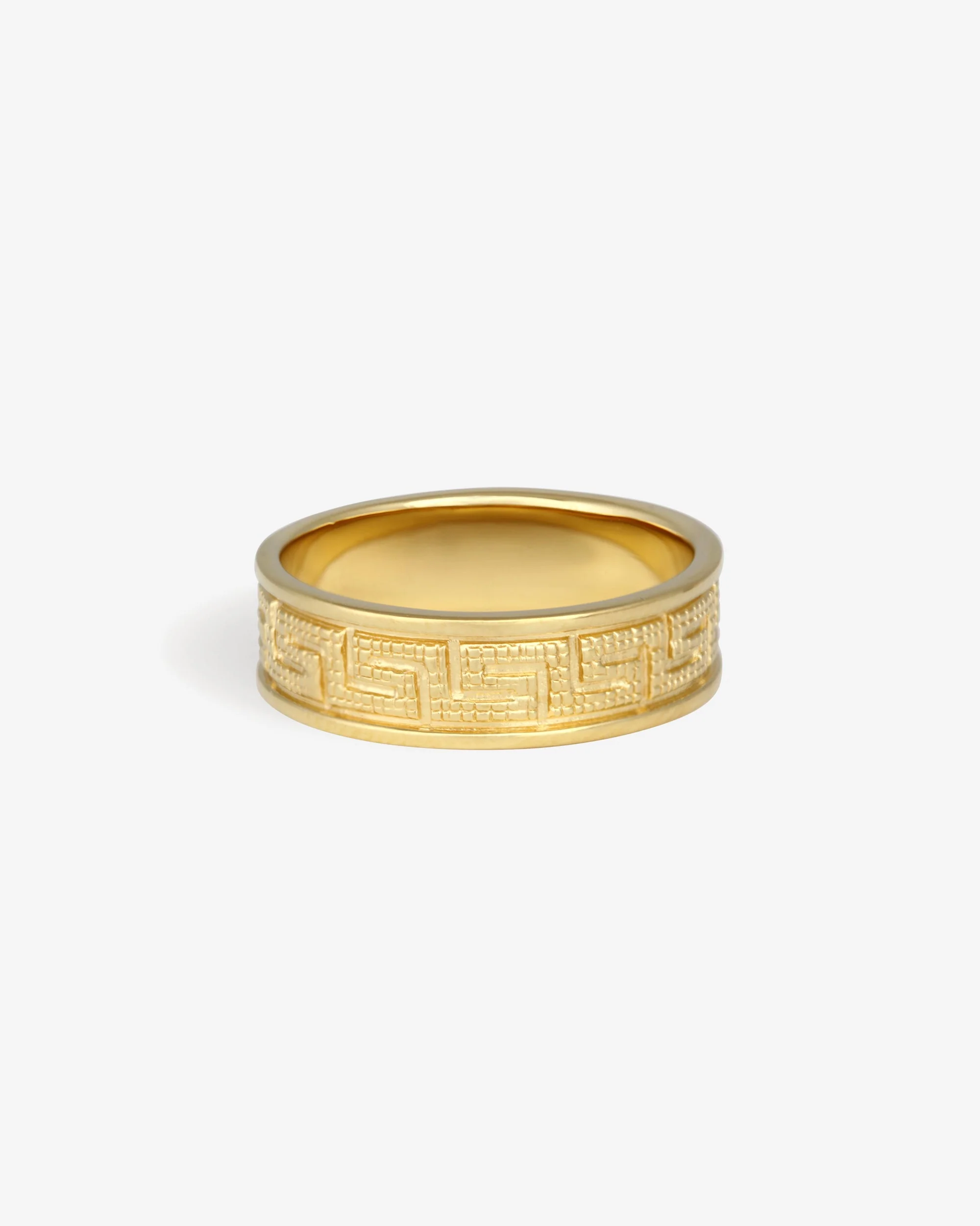 Meander Ring Gold Vermeil