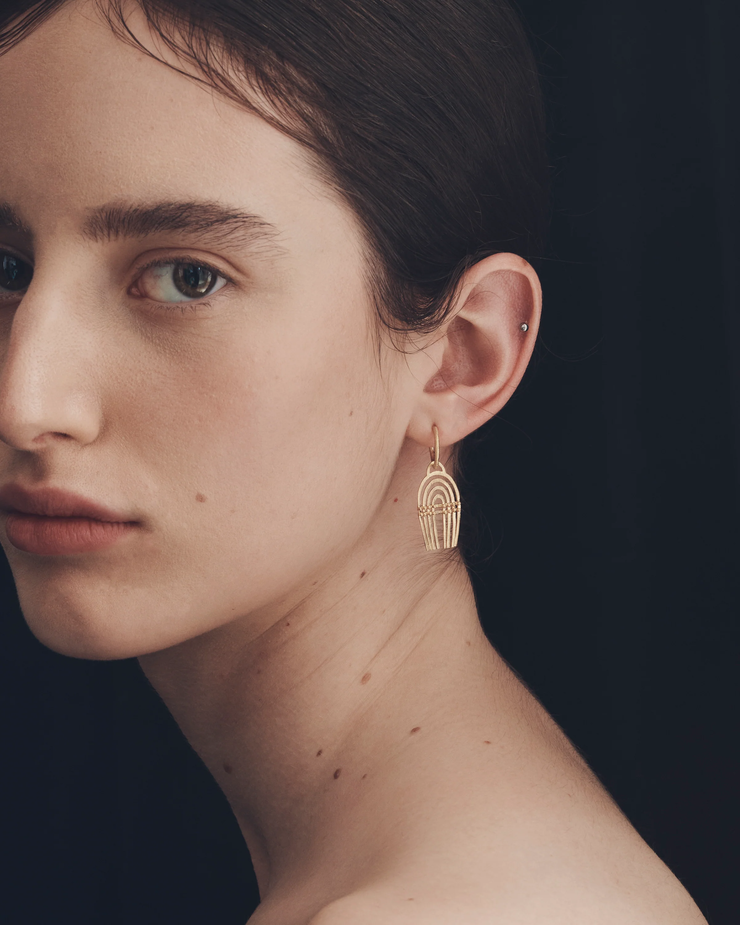 Mena Earrings Gold Vermeil - Image 4