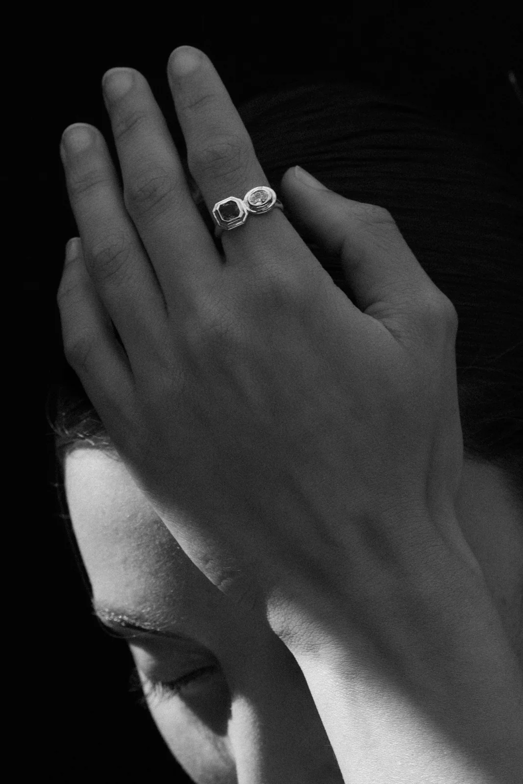 Mino Ring Champagne Diamond Solid Gold - Image 4