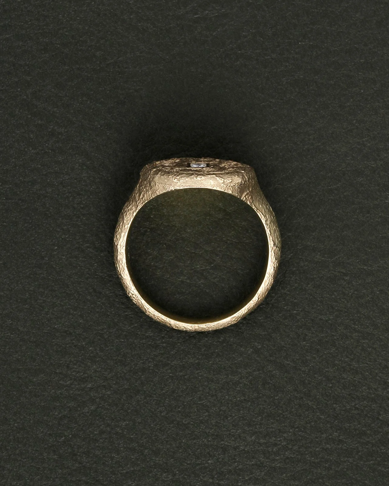 Mosaic Ring Square Diamond Solid Gold - Image 3