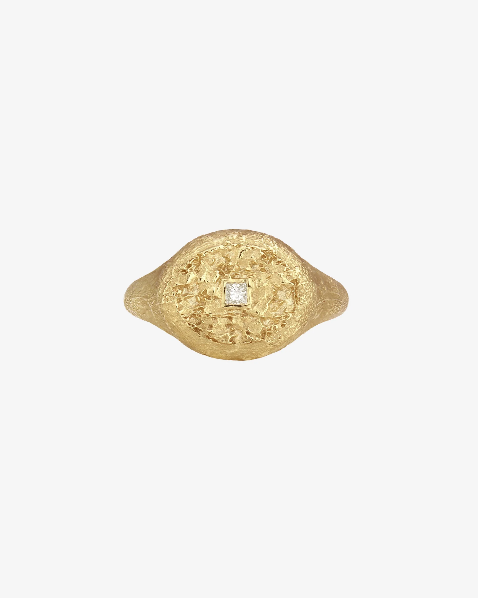 Mosaic Ring Square Diamond Solid Gold - Image 4