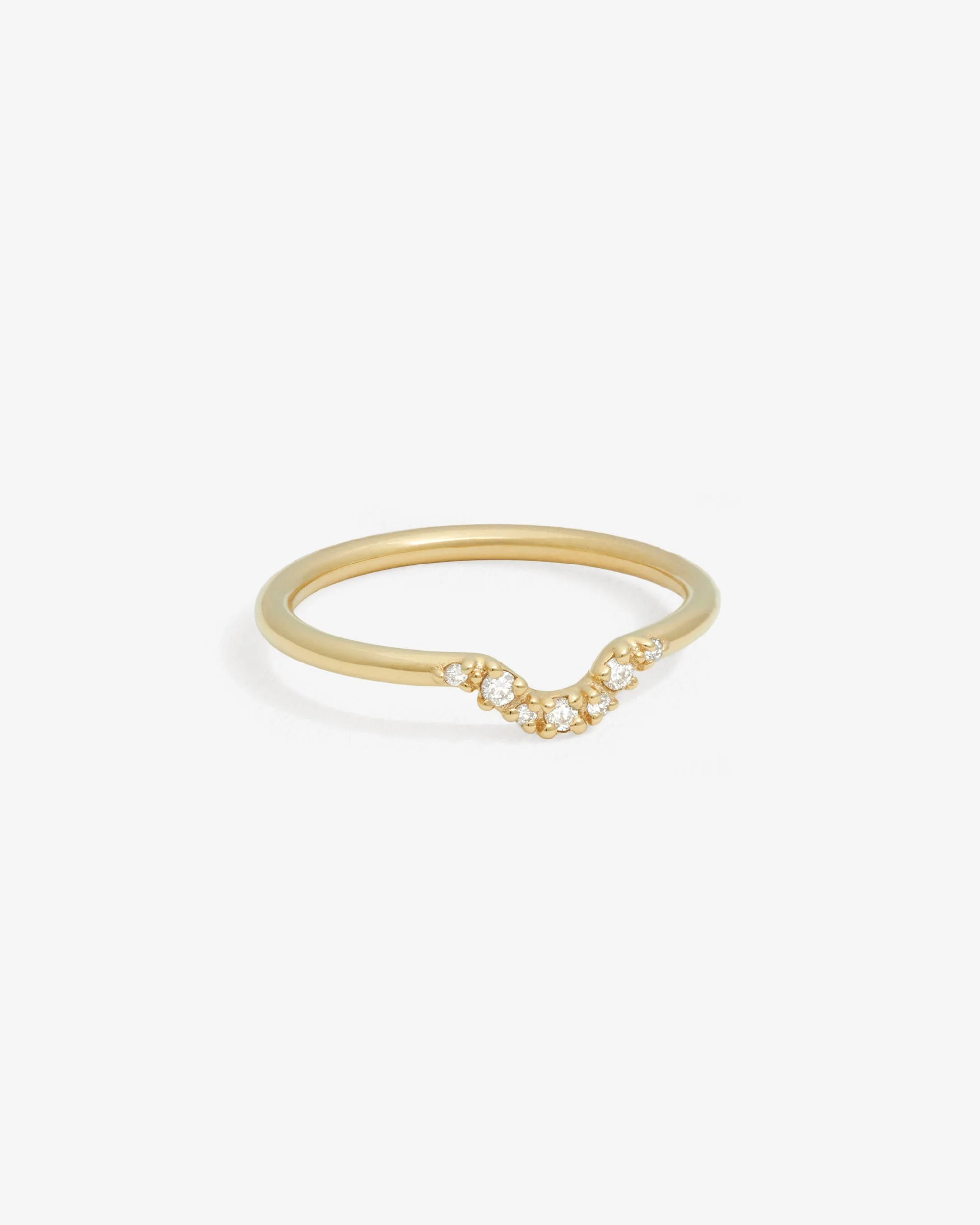 Nimbus Ring Brilliant Diamond Solid Gold