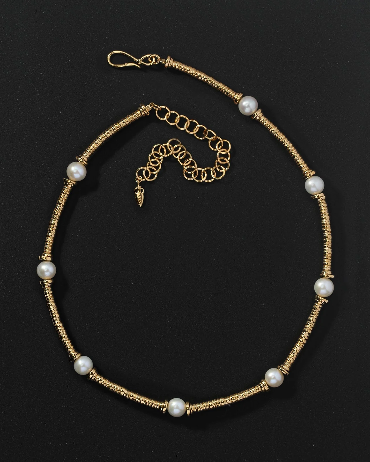 Olympia Necklace Pearl Gold Vermeil - Image 3