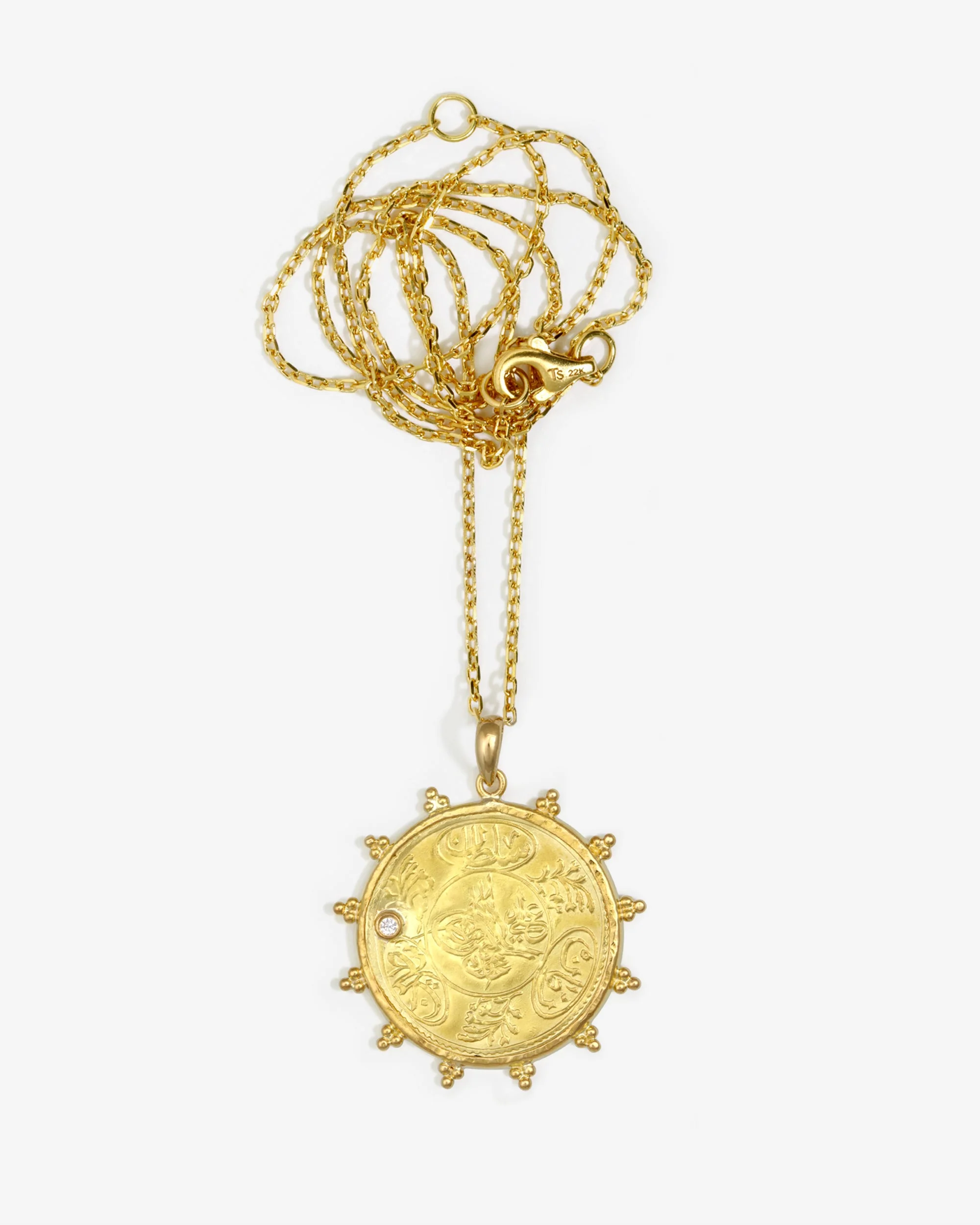 Ottoman Coin Necklace Solid Gold - Image 4