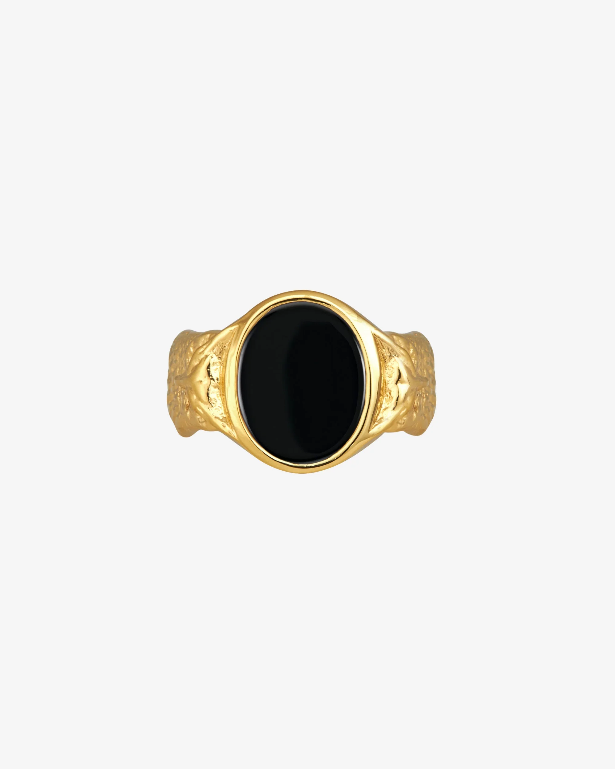 Palas Ring Onyx Gold Vermeil - Image 3