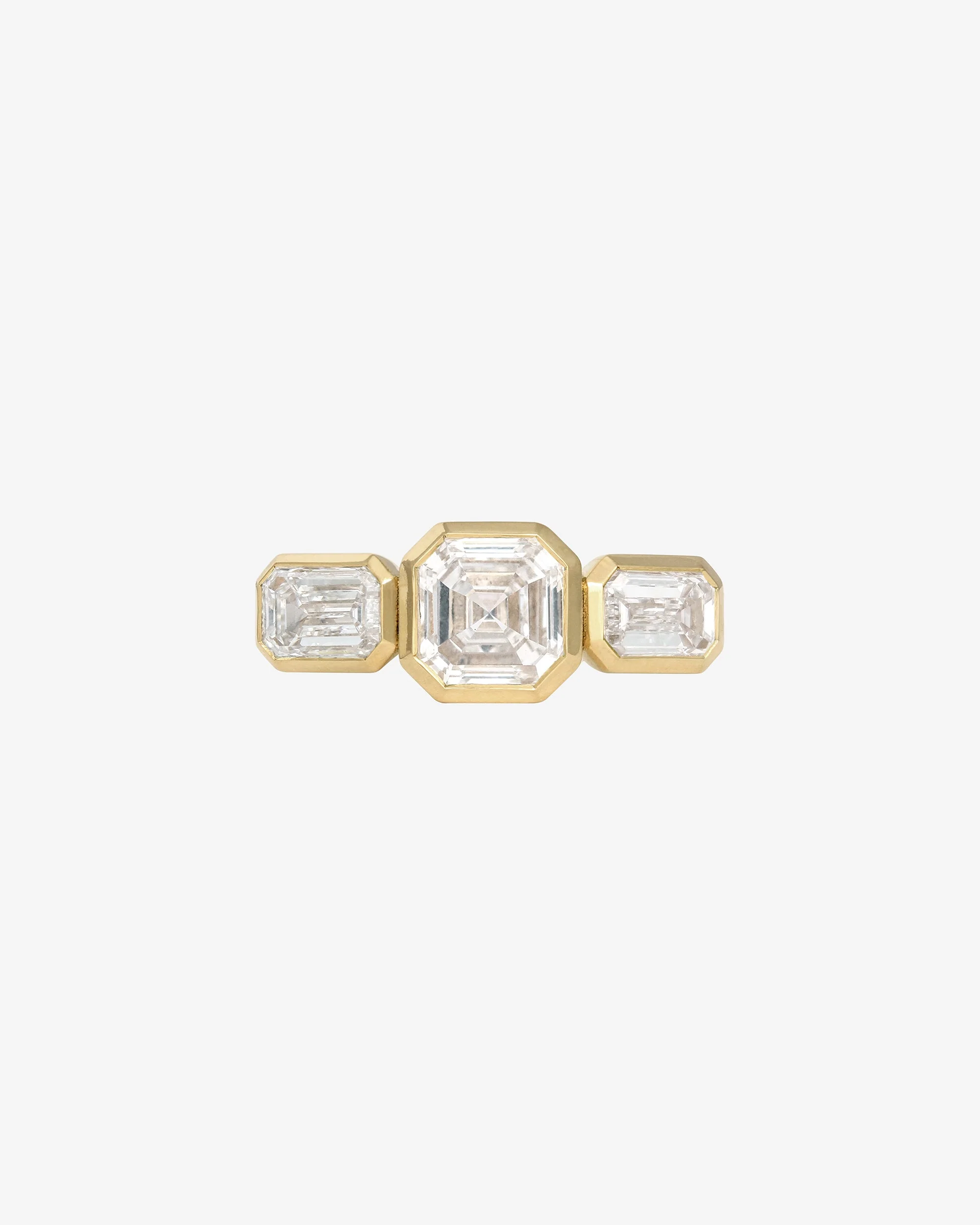 Paloma Trilogy Ring Diamond Solid Gold - Image 4