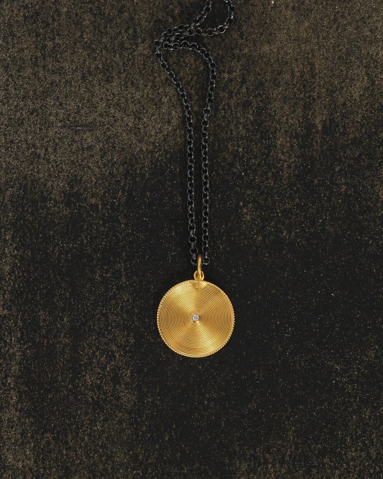 Patella Large Necklace Diamond Solid Gold - Image 2