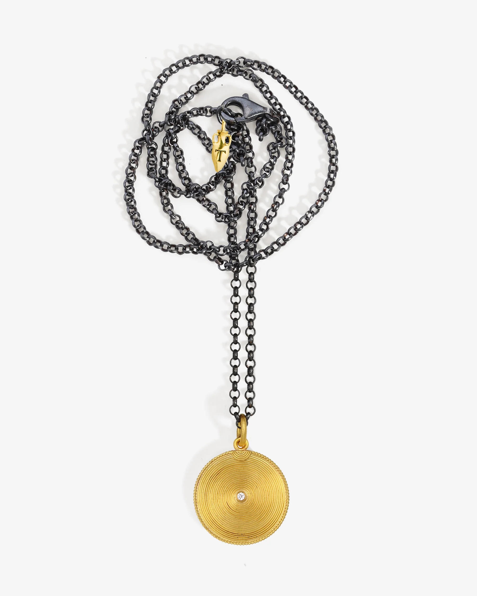 Patella Large Necklace Diamond Solid Gold - Image 3