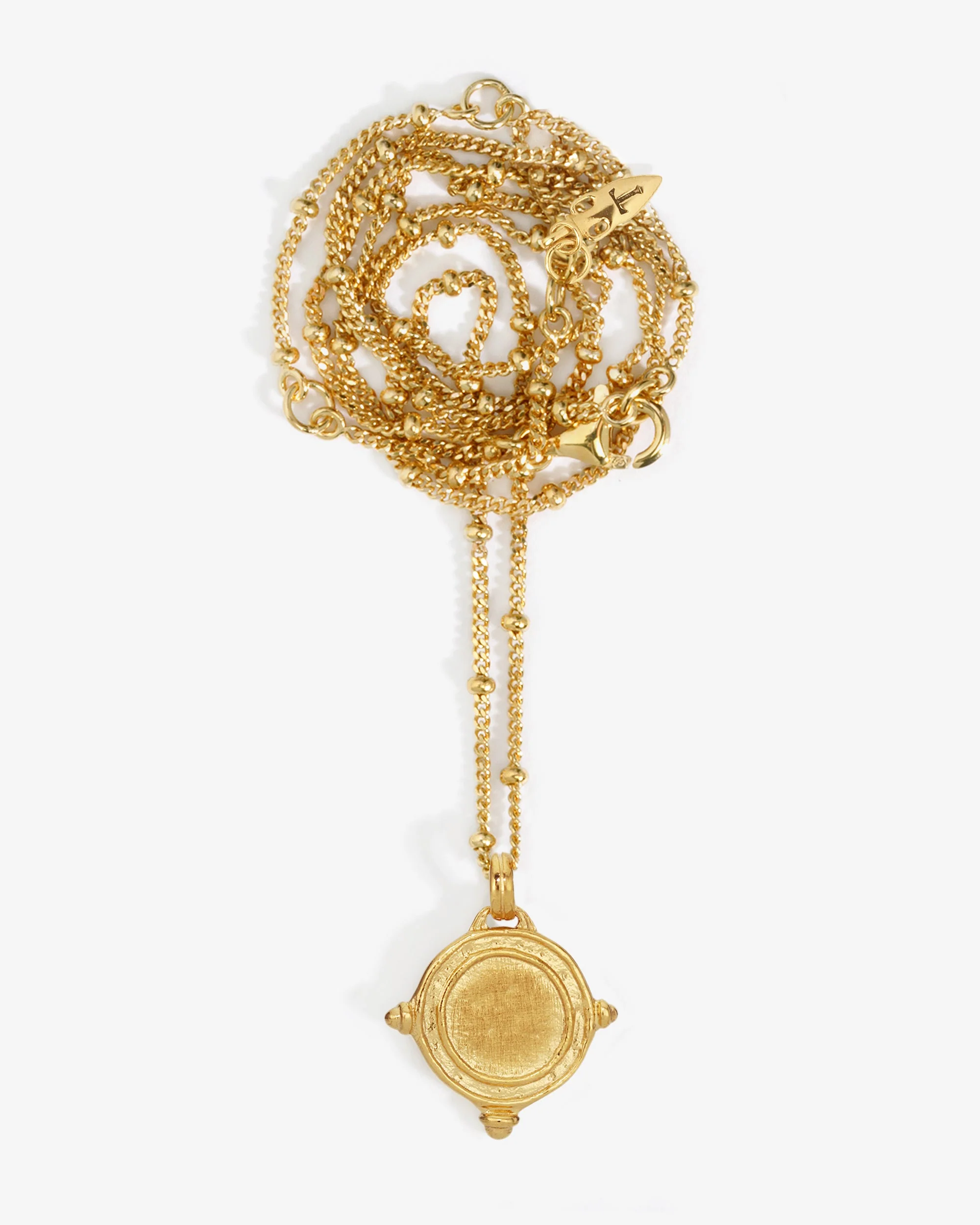 Petra Coin Necklace Gold Vermeil - Image 5