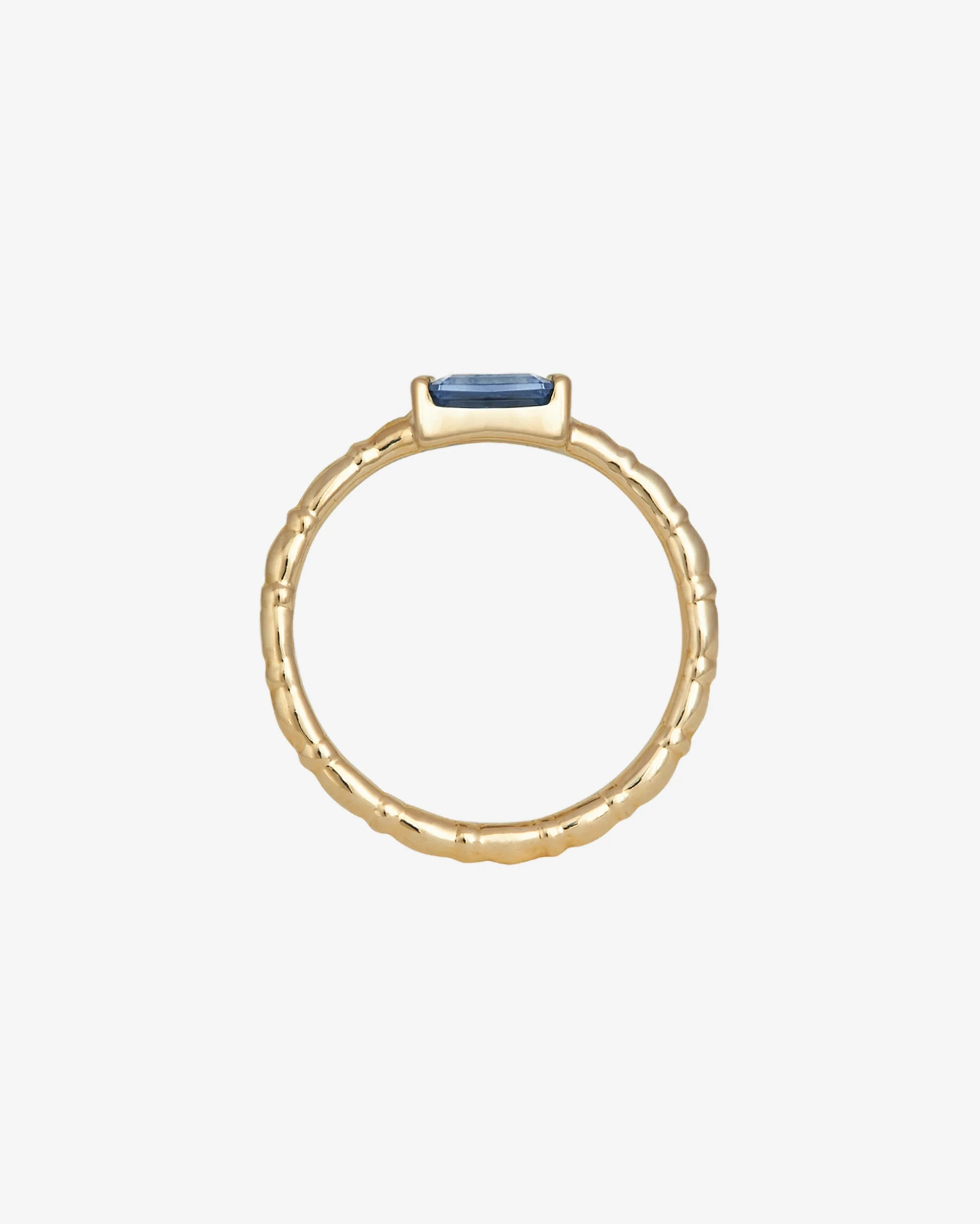Pia Ring Blue Topaz Solid Gold - Image 3