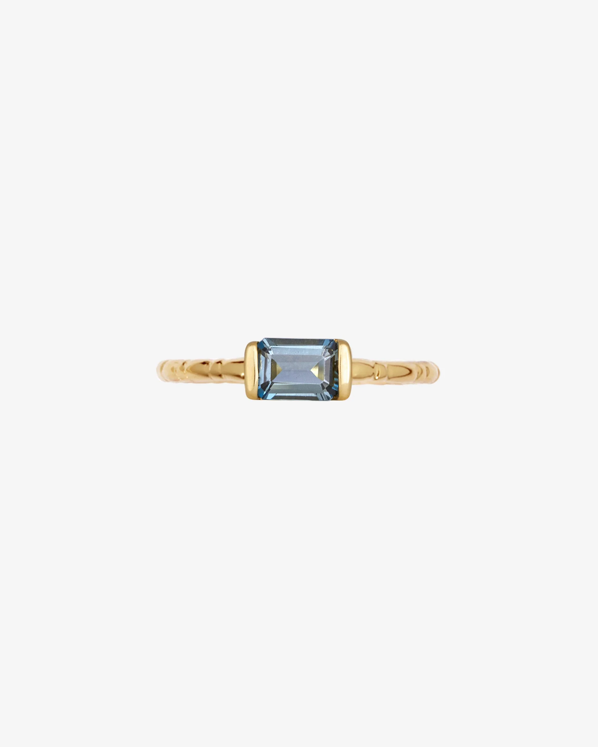 Pia Polished Ring Topaz Gold Vermeil - Image 3