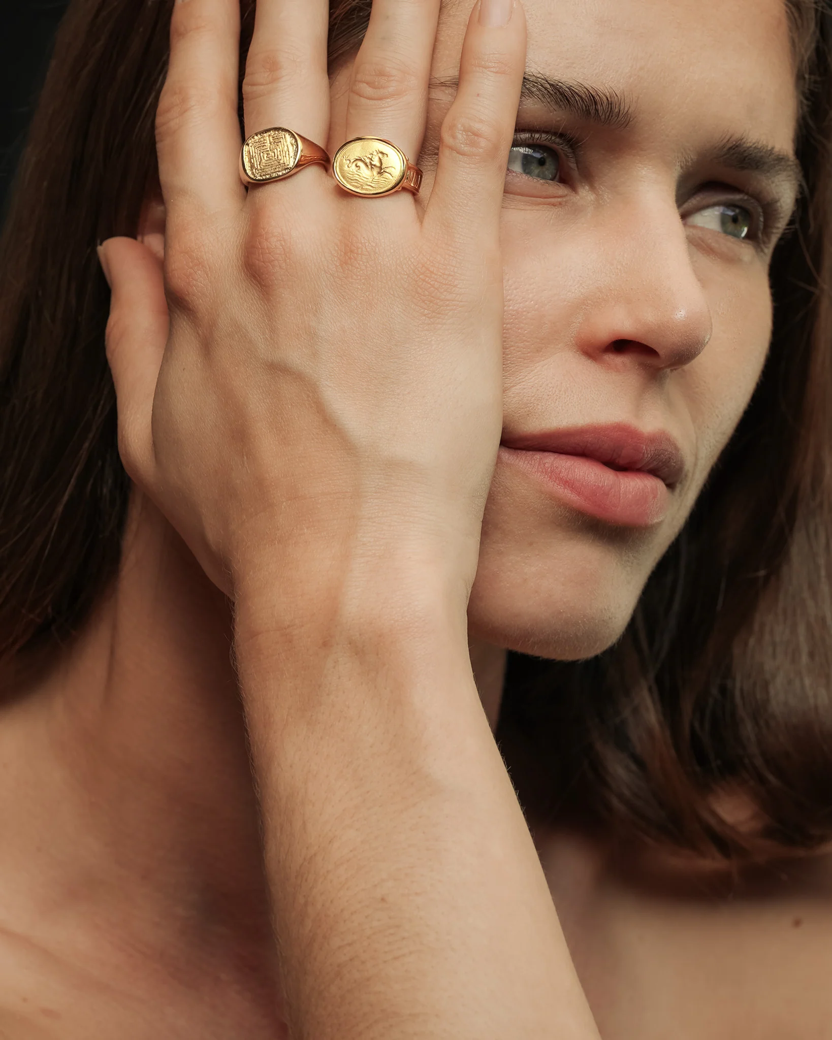 Poseidon Ring Gold Vermeil - Image 2