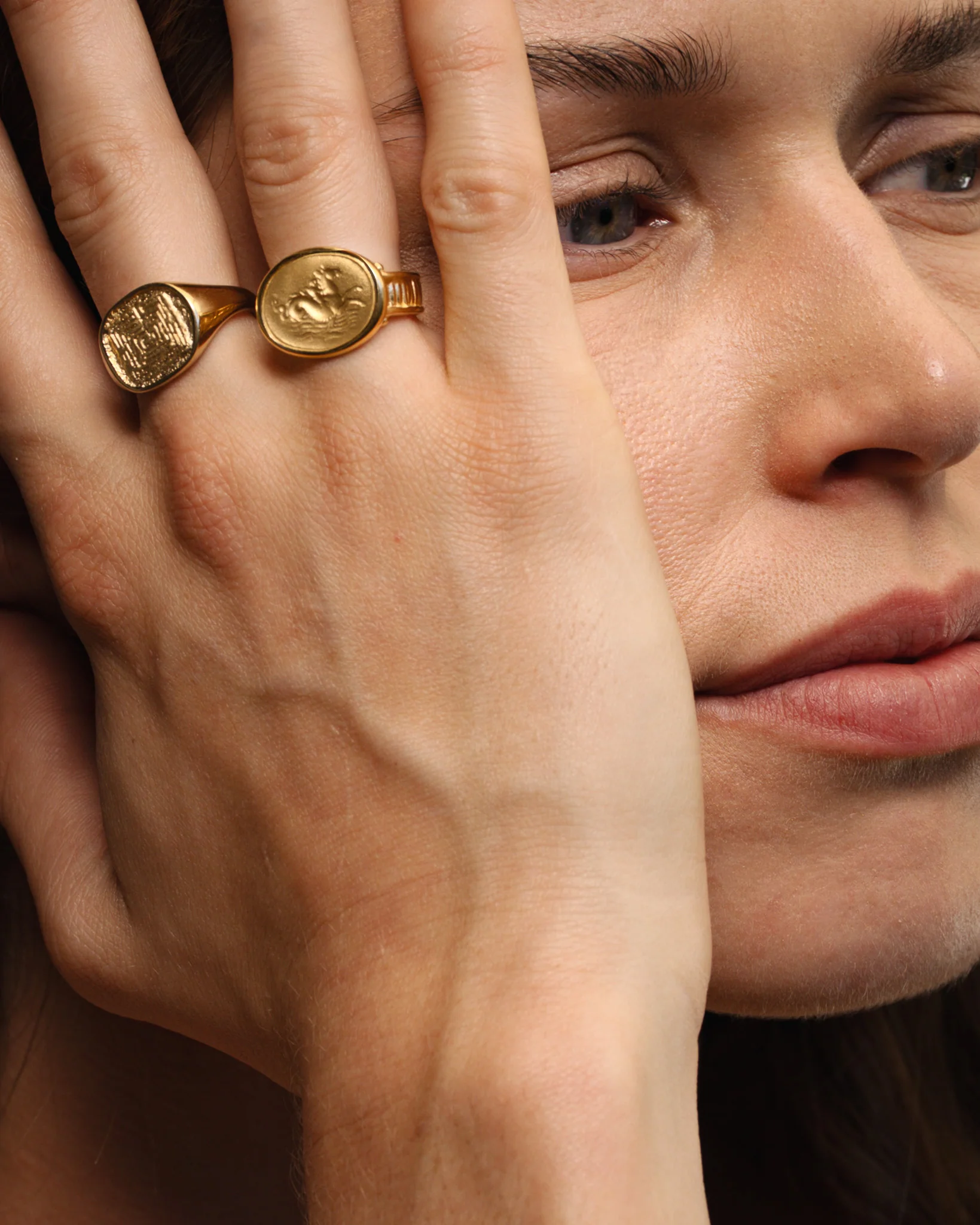 Poseidon Ring Gold Vermeil - Image 4